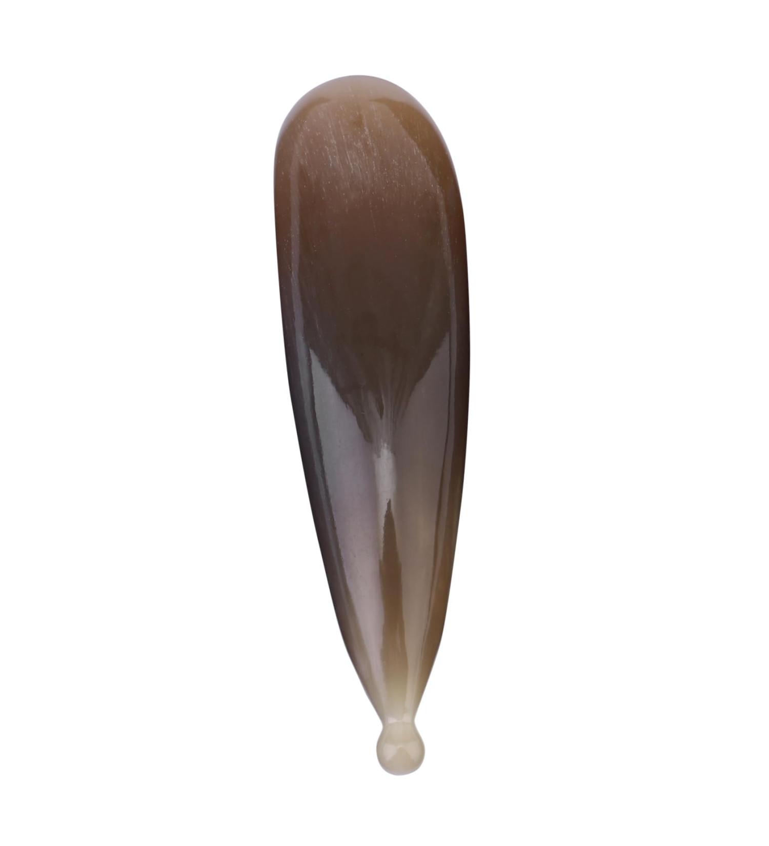 Minkissy Natural Horn Massage Scraper - Scalp & Back Massager Tool for Acupuncture & Relaxation - Buy Online on GoSupps.com