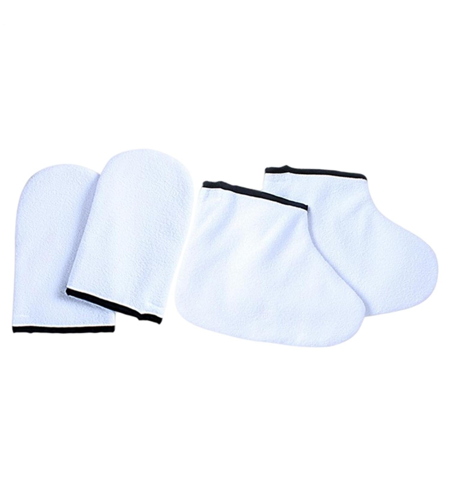 Gants en paraffine Bottines hydratantes pour soins des mains et des pieds housses r utilisables pour homme et femme p dicure domicile spa routine quotidienne soins de beaut toilettage - Buy Online on GoSupps.com