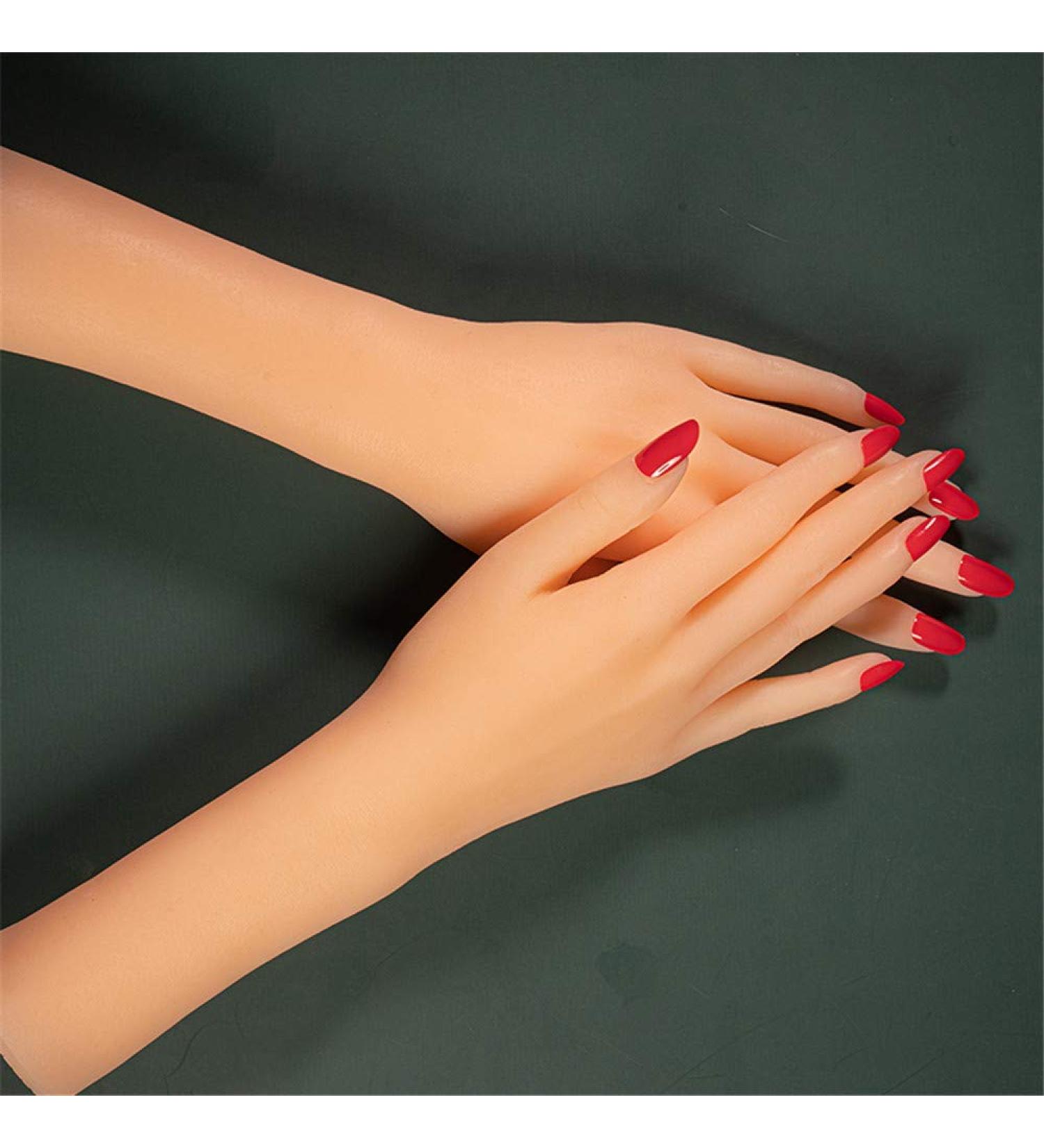 SLRMKK Soft Hands - Realistic Silicone Lifelike Hand with Bendable Palm & Clear Rosy Fingers - 2020 Innovation for Art & Education - Buy Online on GoSupps.com