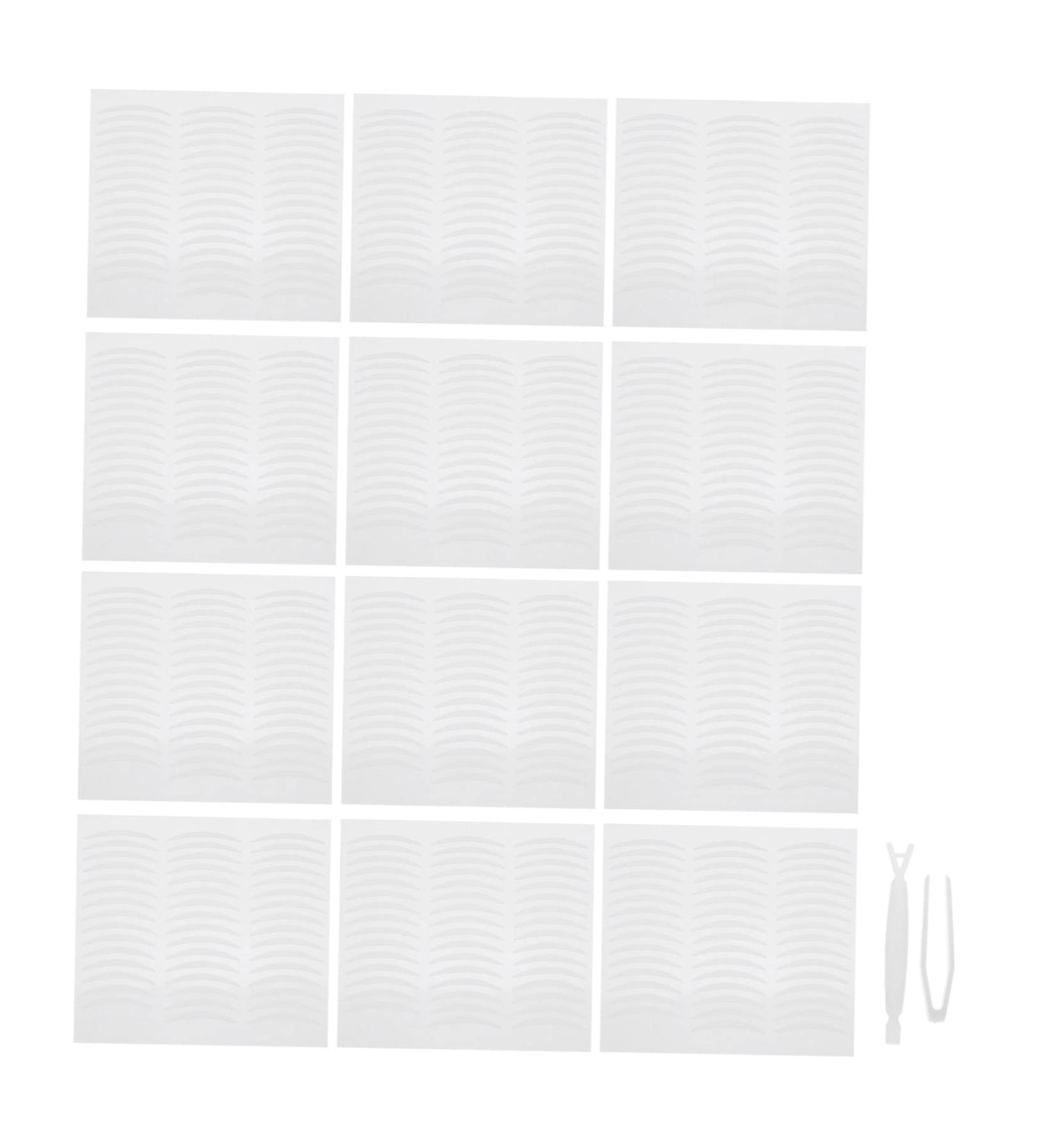 FOMIYES 2sets Double Eyelid Sticker Transparent Tape Lace Net Eyelid Strips Double Eye Shaping Tapes Girl - Buy Online on GoSupps.com