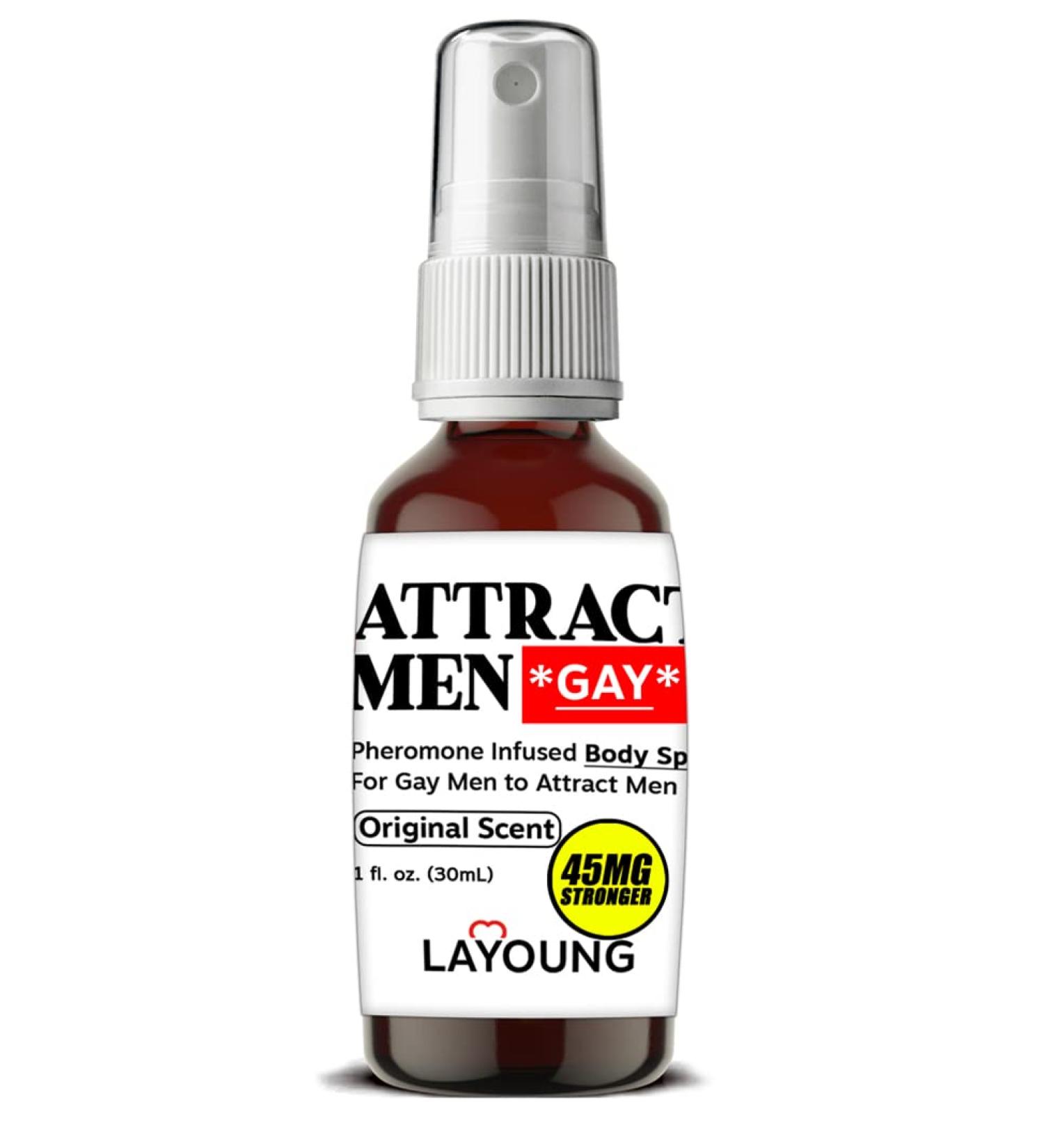 Gay LAYOUNG Attract Men Pheromone Infused Body Spray For Men Stronger Formula
