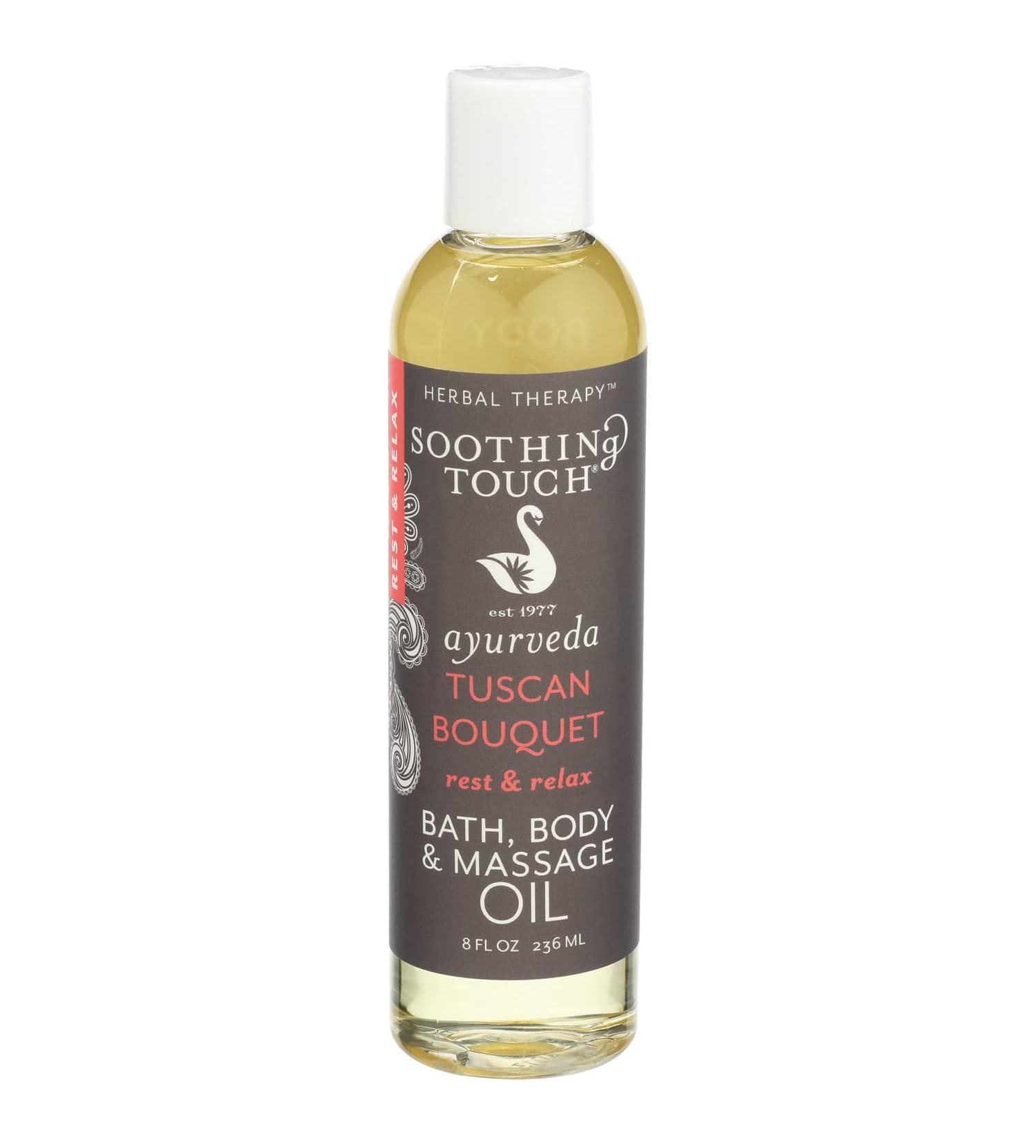 Soothing Touch Tuscan Bouquet Bath Body & Massage Oil 8 oz