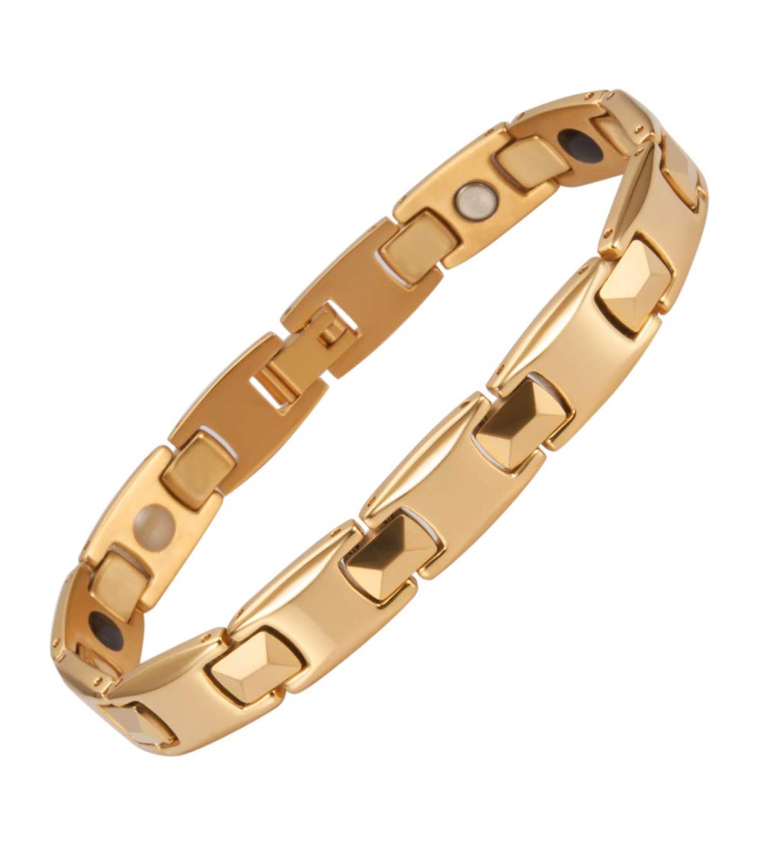 EnerMagiX Titanium Magnetic Lymph Detox Bracelet - Powerful Energy for Men and Women - Buy Online on GoSupps.com