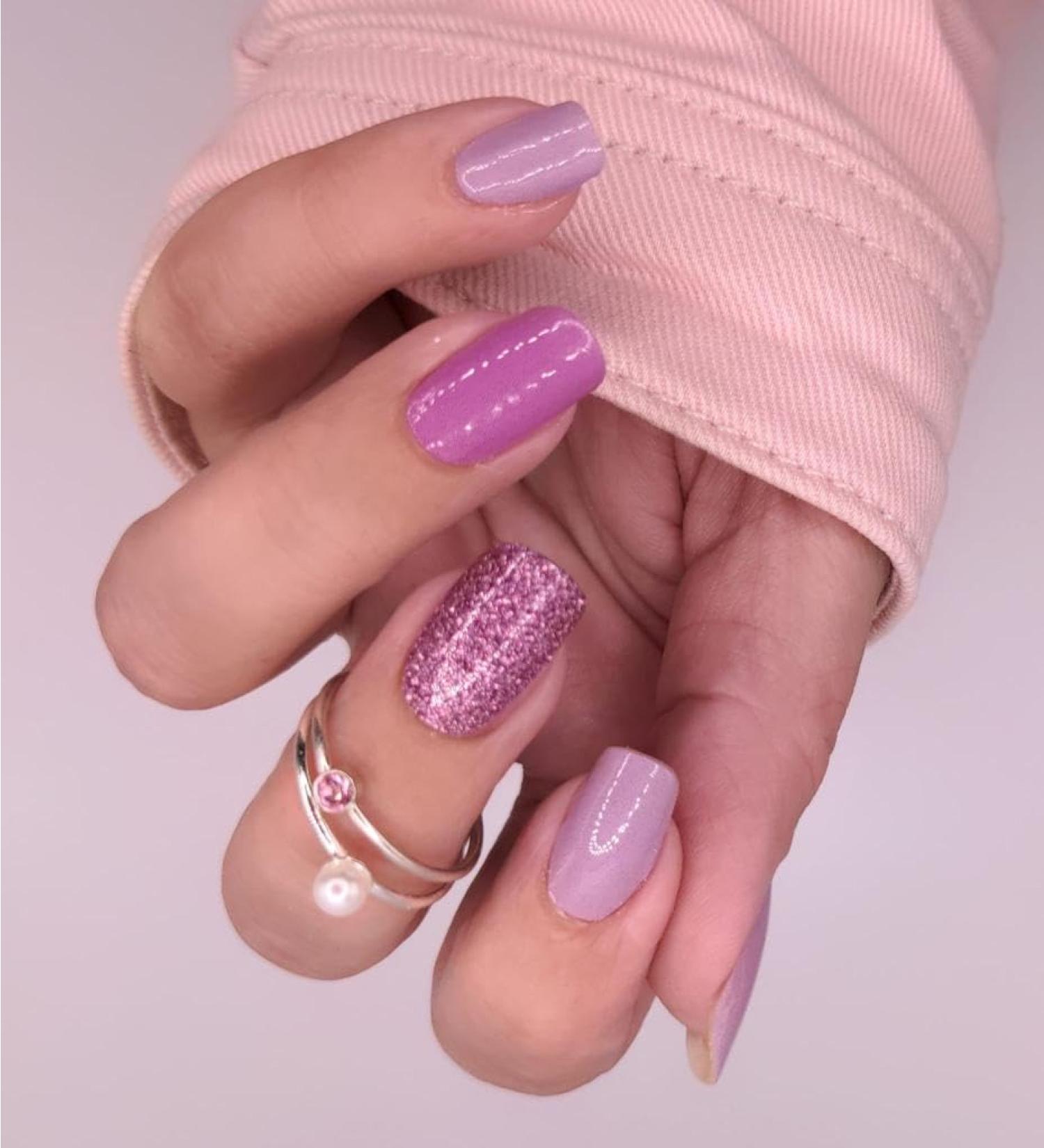 Zaubern gel4Home Nail Foils - 16 Purple Rules Nail Wraps for Stunning Manicures | International Shipping Available - Buy Online on GoSupps.com