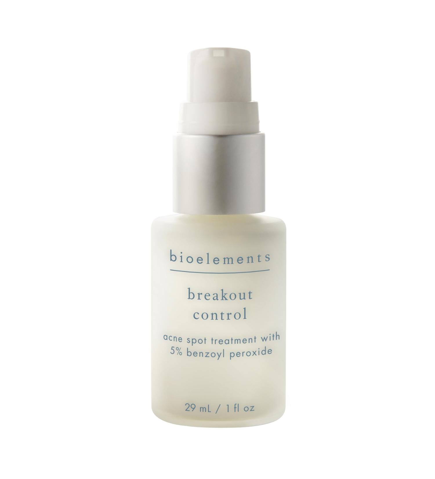 Bioelements Breakout Control - 5% Benzoyl Peroxide Acne Spot Treatment for Acne-Prone Skin - Vegan & Gluten Free - 1 fl oz - Buy Online on GoSupps.com