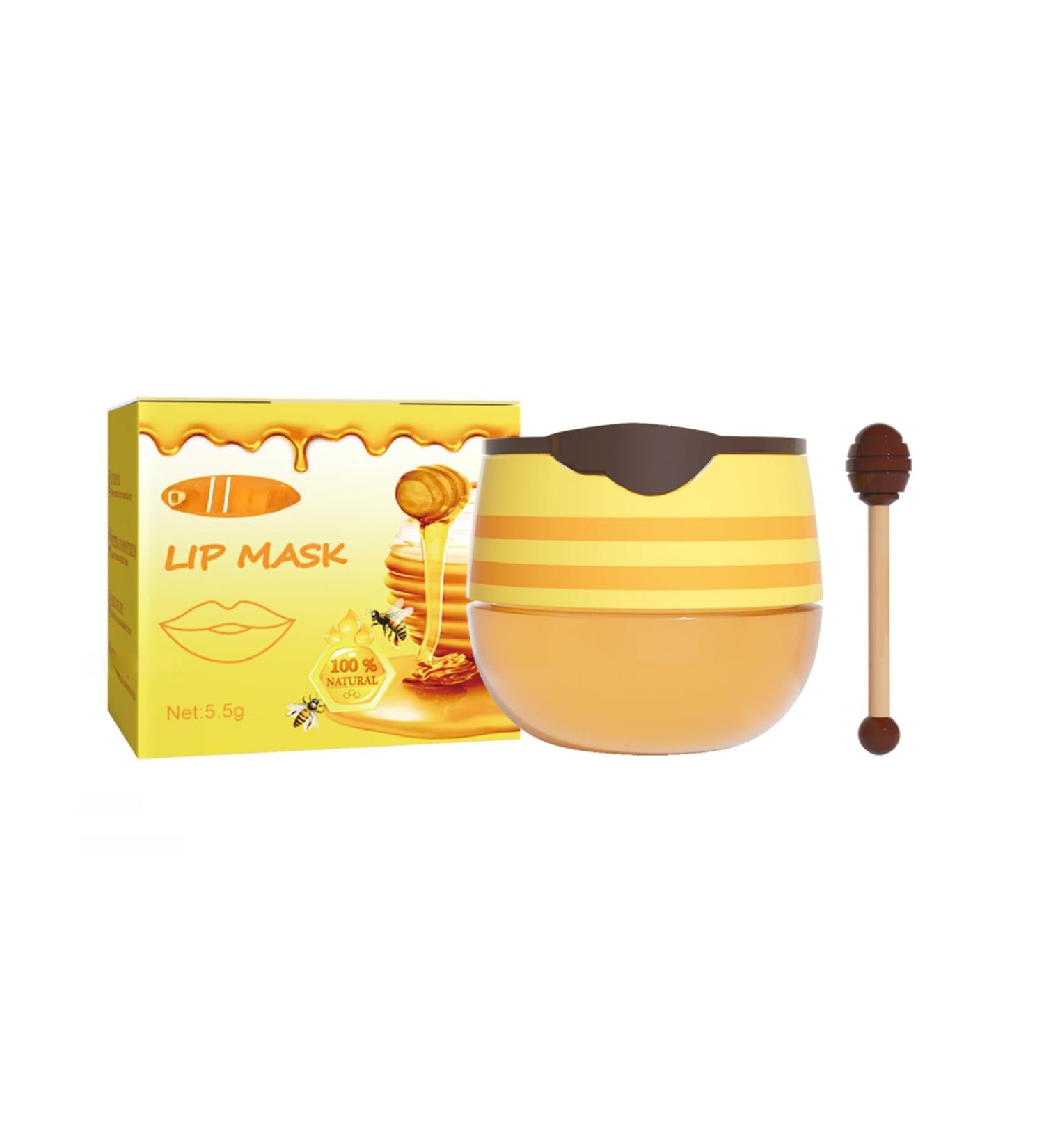 Honey Lip Mask Moisturizing Exfoliating Lip Care Bee Lip Balm - Buy Online on GoSupps.com