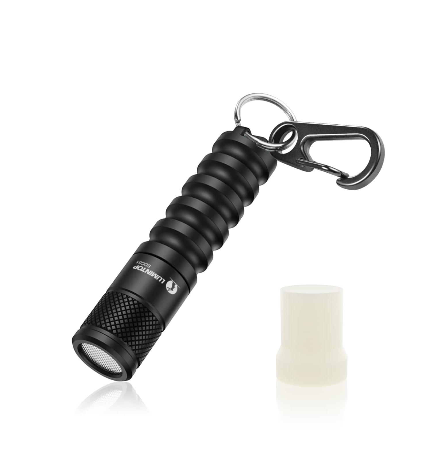 LUMINTOP EDC01 Keychain Flashlight - 200 Lumens, Pocket Size, 36 Hours Long Lasting, IPX8 Waterproof - Black - Buy Online on GoSupps.com