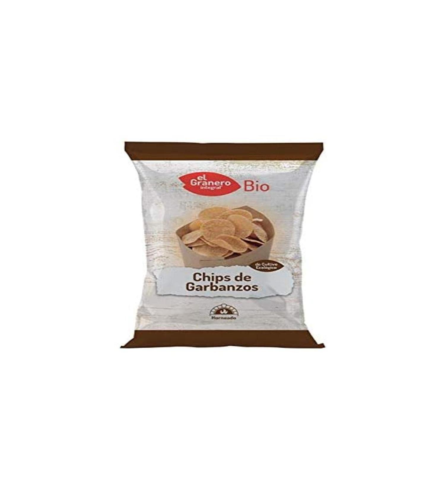 EL GRANERO Integral Organic Chicken Pea Chips 80 g