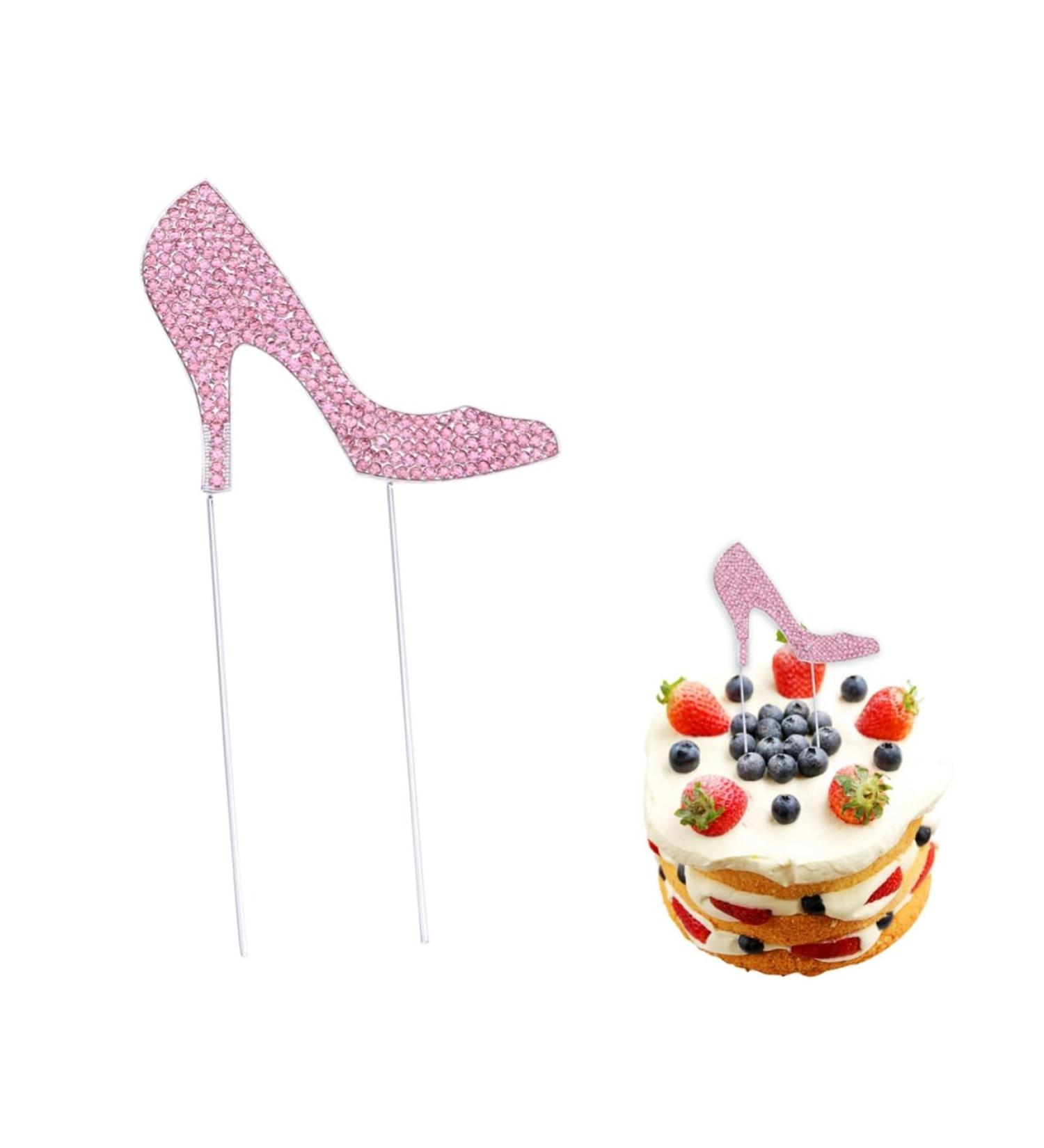 BESTonZON 1pc rhinestone headpiece capacillos para cupcake bridal headpiece rhinestone cake picks cupcake topper food decoration supplies bride pearl hair accessories As Shown medium - Buy Online on GoSupps.com