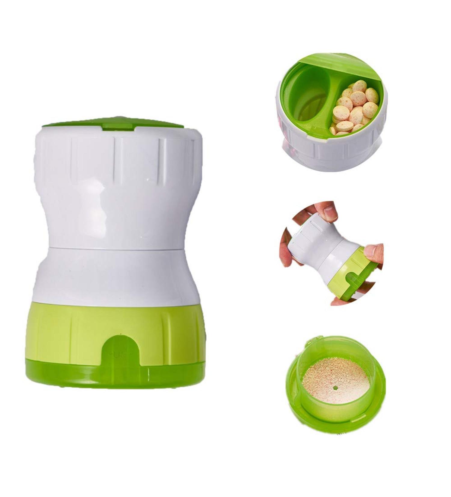 2021 Upgrade Pill Crusher Cutter Splitter Box - Green | Buy Internationally Online - Buy Online on GoSupps.com