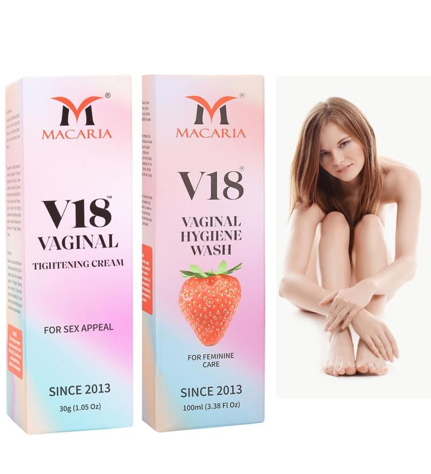 MACARIA V18 Virgin Vaginal Tightening Cream Gel & V Part Wash - Revitalize Your Intimacy - Buy Online on GoSupps.com