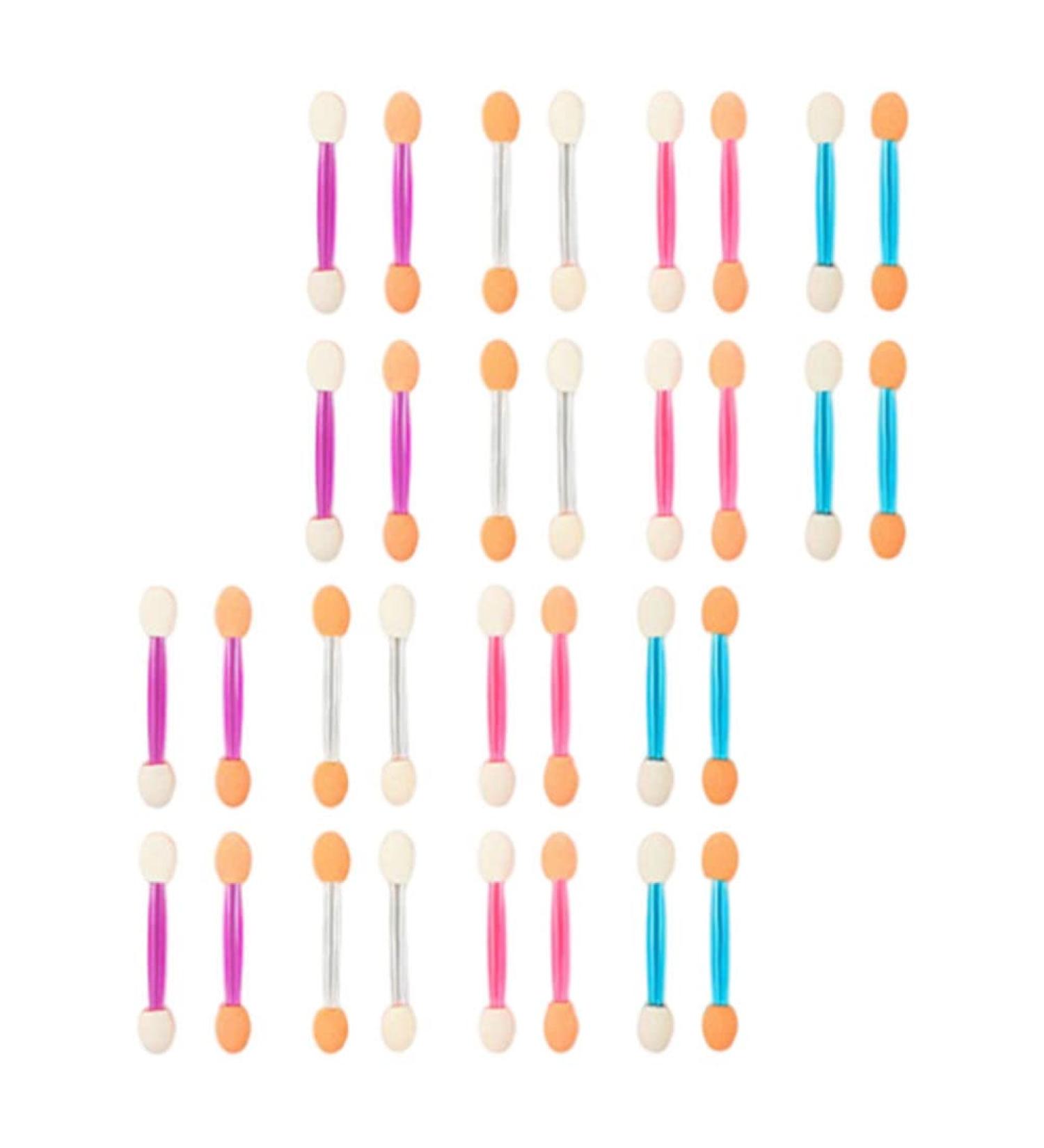 KALLORY Makeup Sponge Set Glitter Eye Shadow Eyeshadow Eye Shadow Brush Eyeshadow Sponge Brush Dual- end Practical Eyeshadow (120 Pcs) Makeup Eyeshadow Glitter Eyeshadow - Buy Online on GoSupps.com