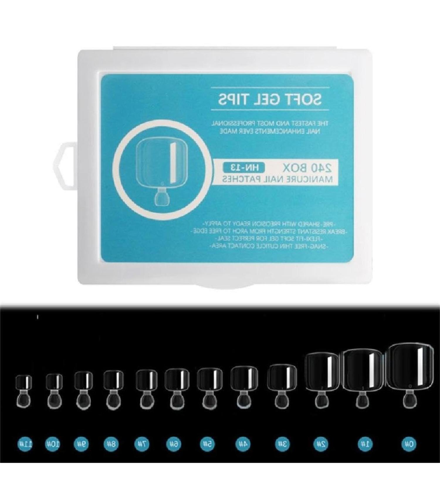 240Pieces False Toe Nails Full Cover Clear Press On Fake Toenail Foot Nail Art Tips Manicure Tools Artificial False Nail False Nails Toe Nails Flat Shape Wearable Nails - Buy Online on GoSupps.com