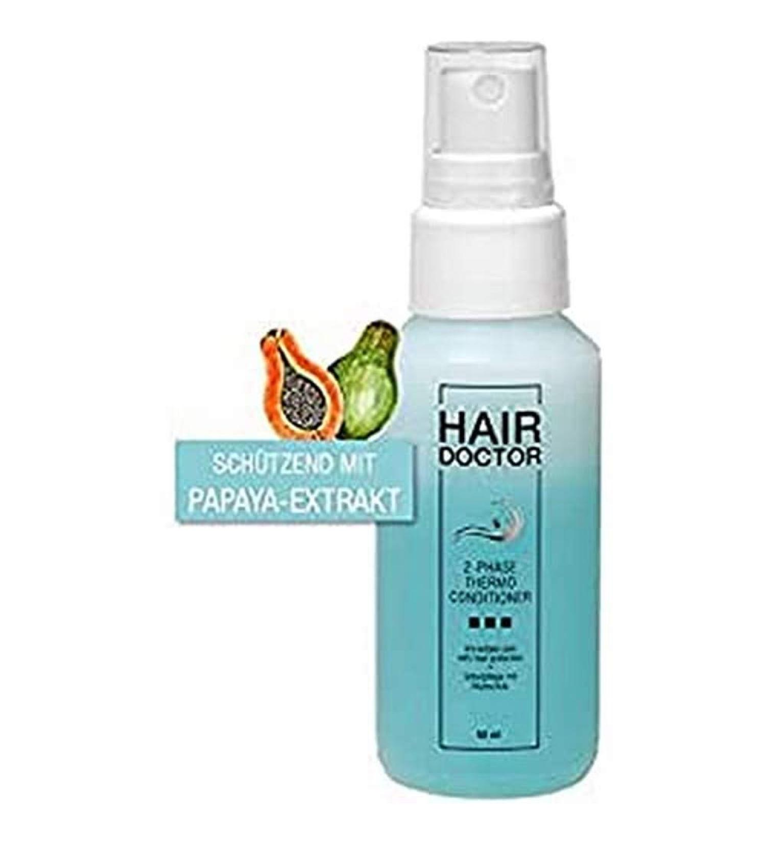 Hair Doctor 2-Phase Thermo Professional Hair Conditioner | Anti-Frizz & Heat Protection with Papaya Extract | Travel Size 50ml | Odorless (1 Pack) - International Shipping Available - Buy Online on GoSupps.com