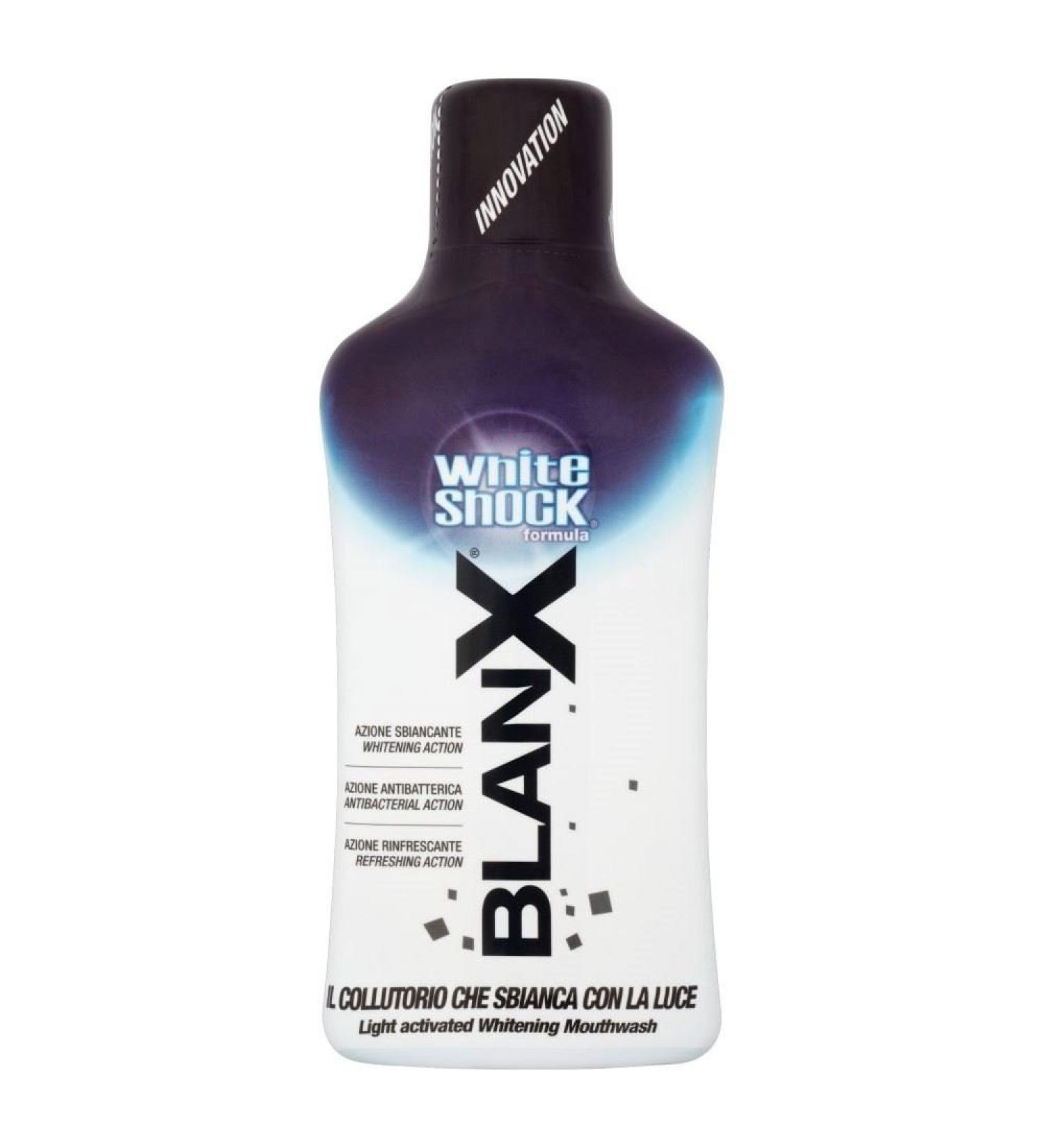 Blanx white shock mouthwash (500 ml)