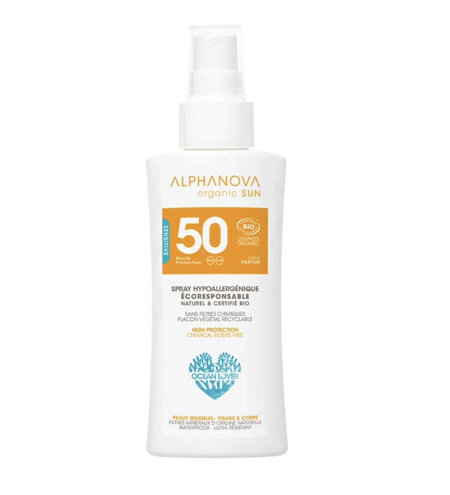 Sun Spray - Organic and Vegan - Skin protection and environmentally friendly (LST 50)