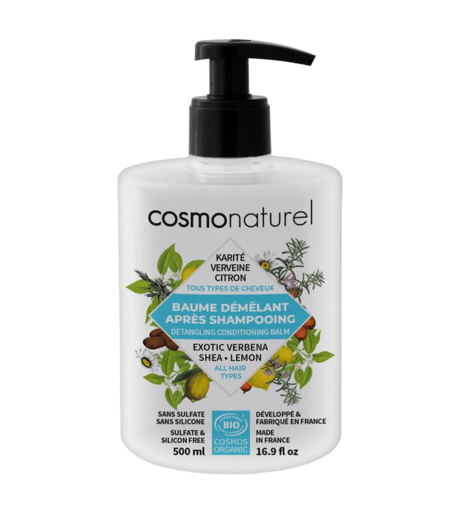 Cosmo Naturel Detangling balm for all hair types Shea Verbena Lemon 500ml