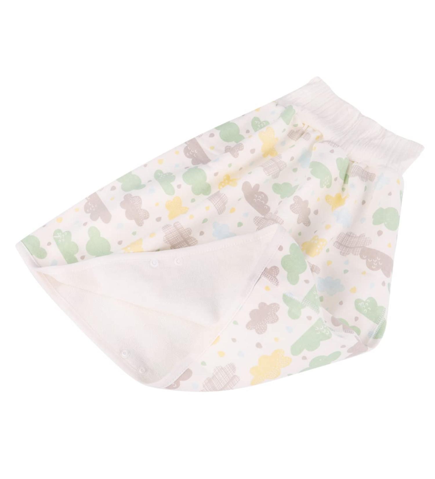 Ibasenice Reusable Waterproof Diaper Skirt | Eco-Friendly Cotton Training Pants for Toddlers - 47x42cm Green - Buy Online on GoSupps.com