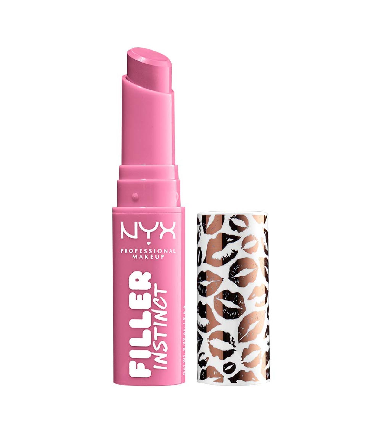 NYX Filler Instinct Plumping Lip Color Lip Balm - Miami Nights (Hot Pink) - Buy Online on GoSupps.com