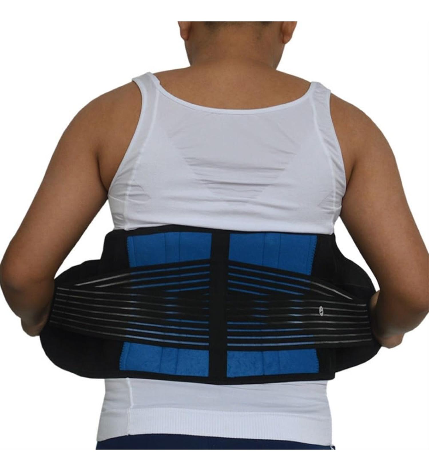Buy Ghakke 5XL 6XL Lumbar Support Decompression Belt - Men's & Women's Back Support Waist Protection - Orthopedic Corset (XL Blue) for Spine Support - Buy Online on GoSupps.com