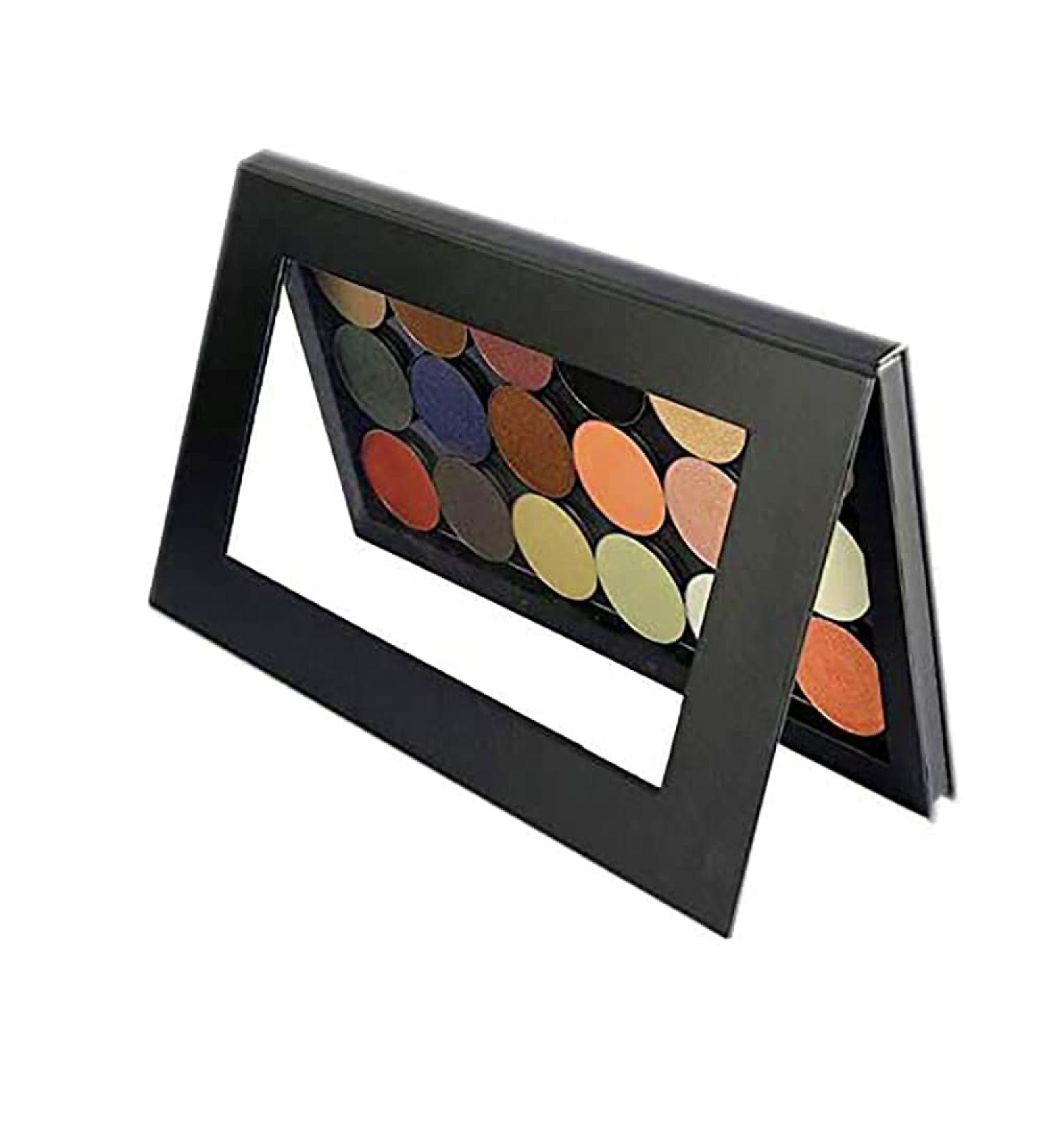 Coosei Magnetic Makeup Palette - Large Black Eyeshadow Organizer with Transparent Window | Empty Single-Layer Palette for Easy Customization - Buy Online on GoSupps.com