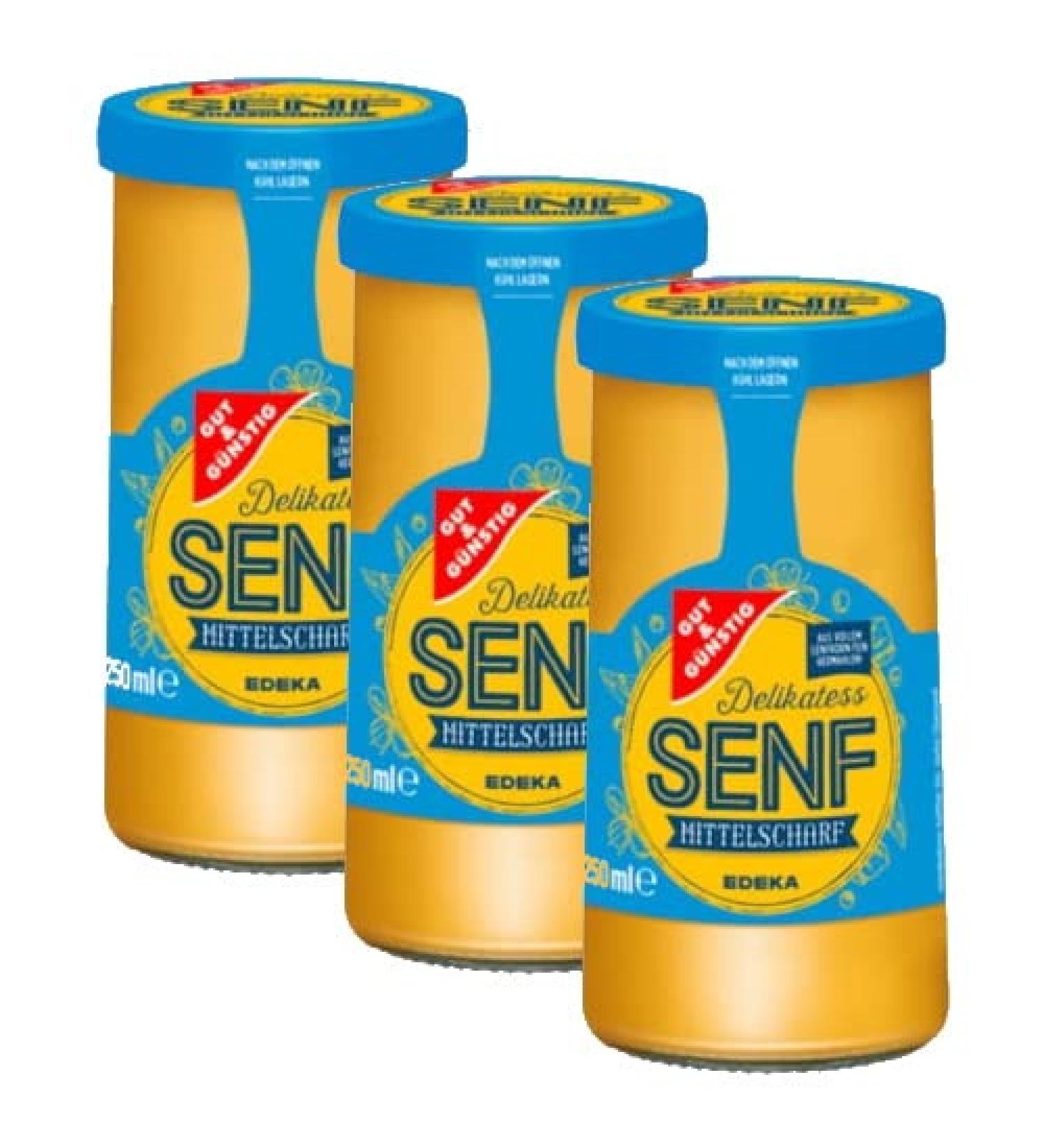 Gut und G nstig Gut und G nstig Delikatess Mustard 250 ml - Pack of 3