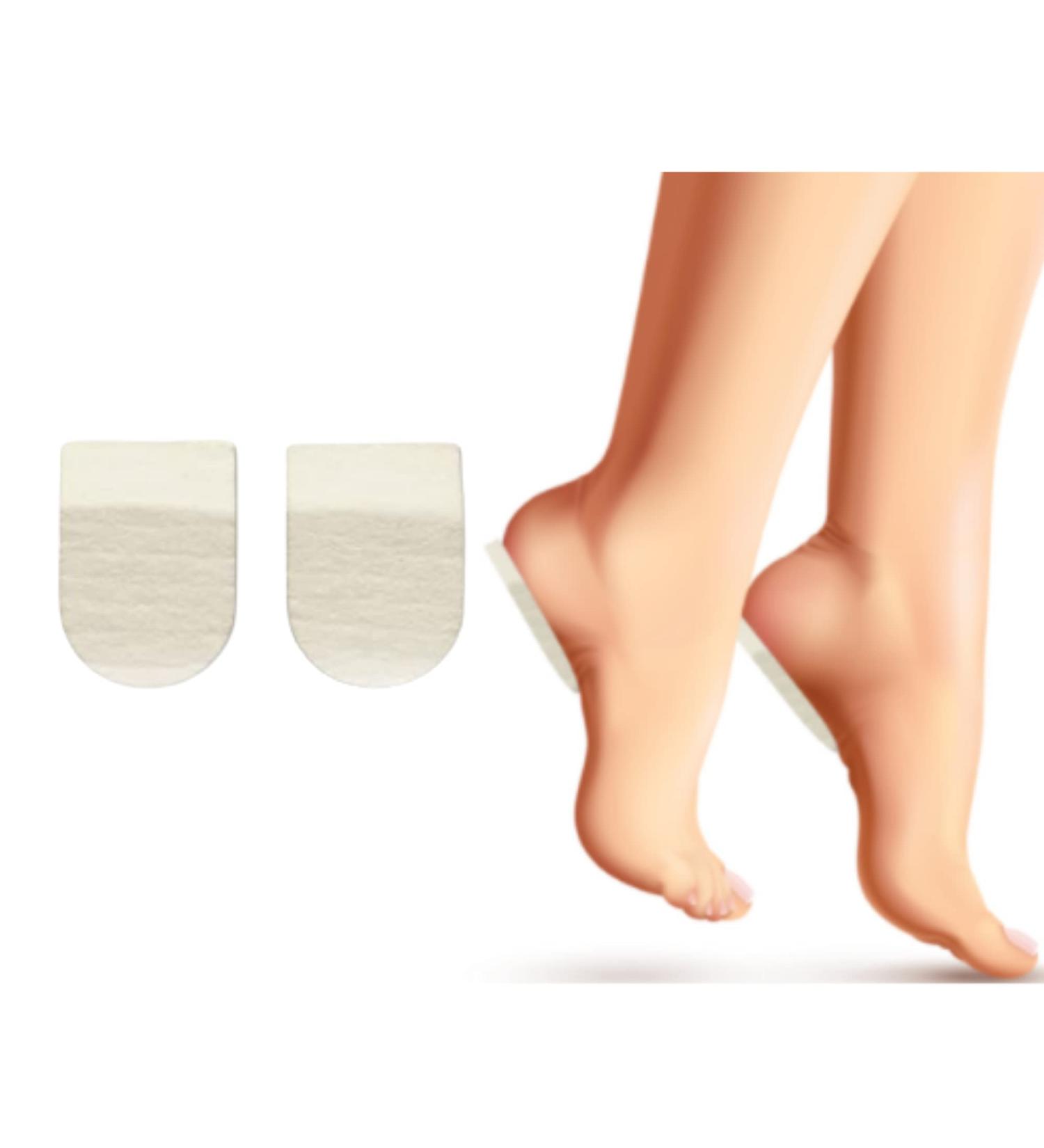 LW3 Wool Felt Medial/Lateral Heel Pads by Hapad Inc - 1 Pair - Buy Online on GoSupps.com