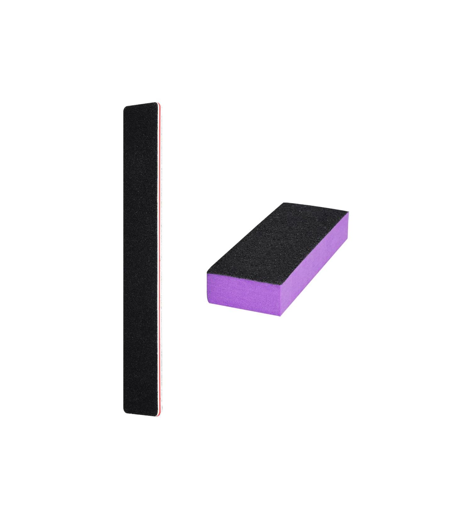 Buy Reusable Nail File & Thin Buffer Block - Double Sided Manicure Tools 100/180 Grit | International Shipping Available - Buy Online on GoSupps.com