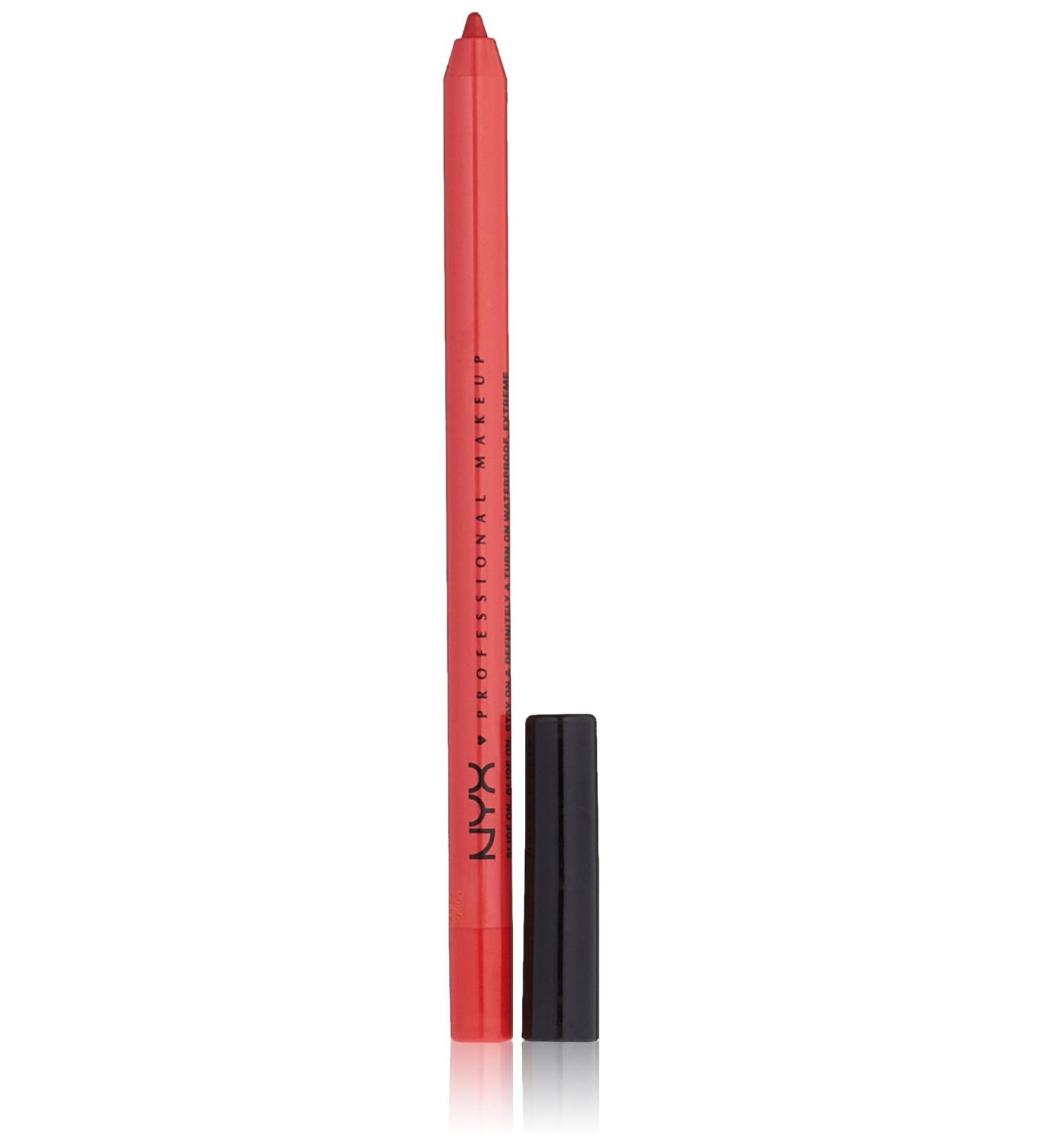 NYX PROFESSIONAL MAKEUP Slide On Lip Pencil - Knock Em Red | Buy True Red Lip Liner Online Internationally at Best Price - Buy Online on GoSupps.com