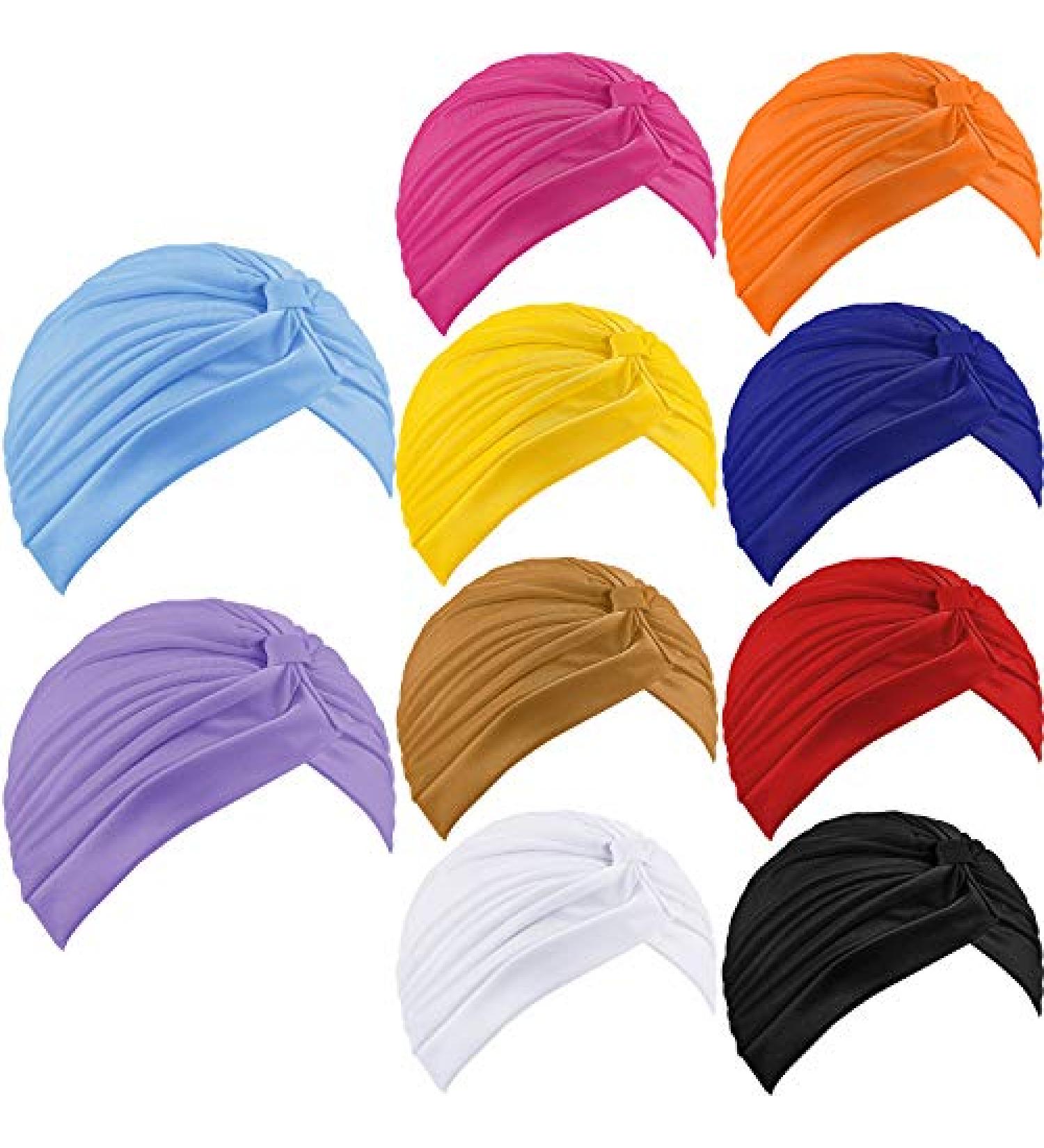 Stretchy Turban Cap Chemo Head Wraps Bennie - Assorted Colors for Women and Girls - Buy Online on GoSupps.com