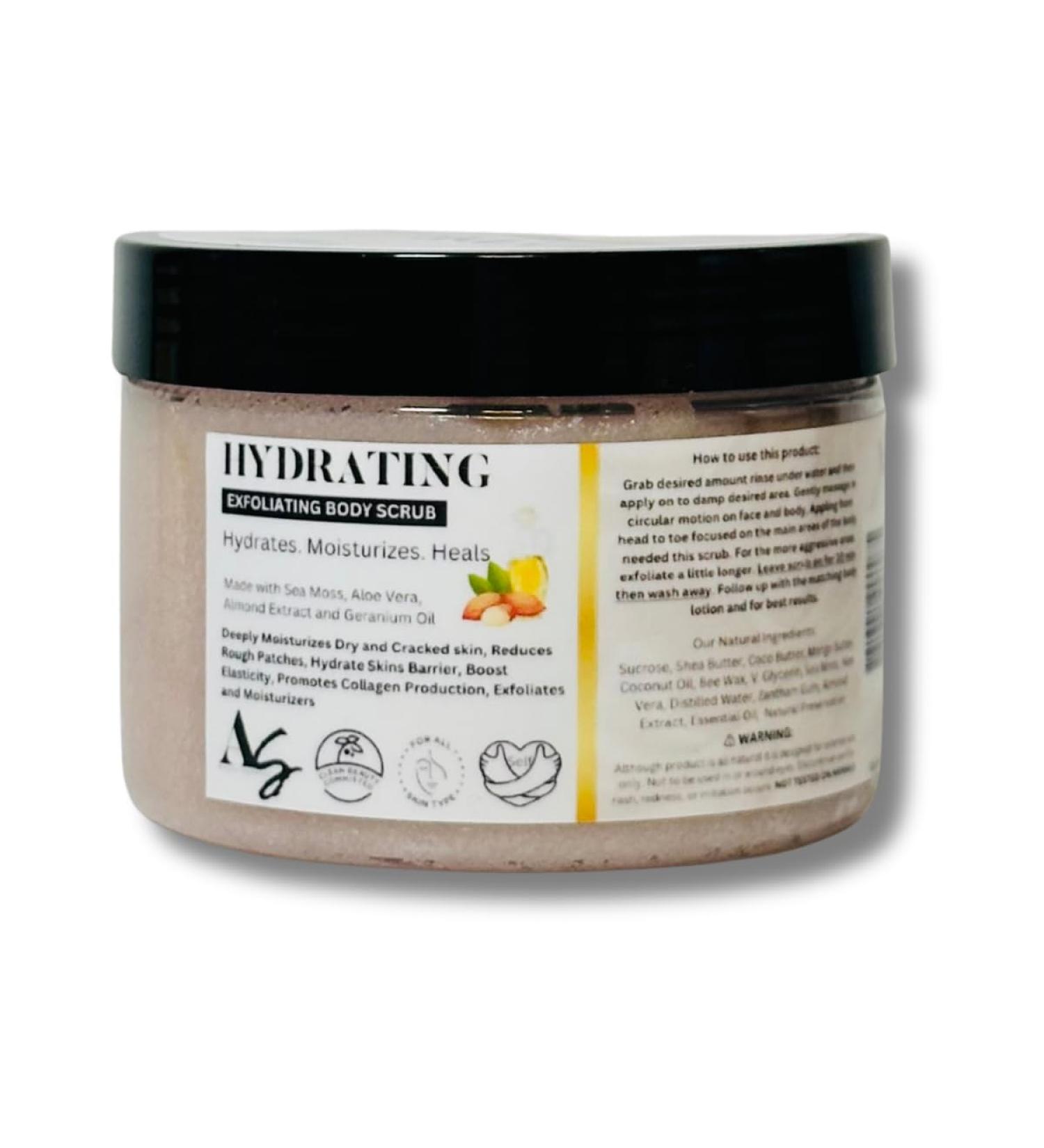 Hydrating Moisturizing Sugar Body Scrub for Dry Skin - 14oz | Ideal for All Skin Types | International Shipping Available - Buy Online on GoSupps.com