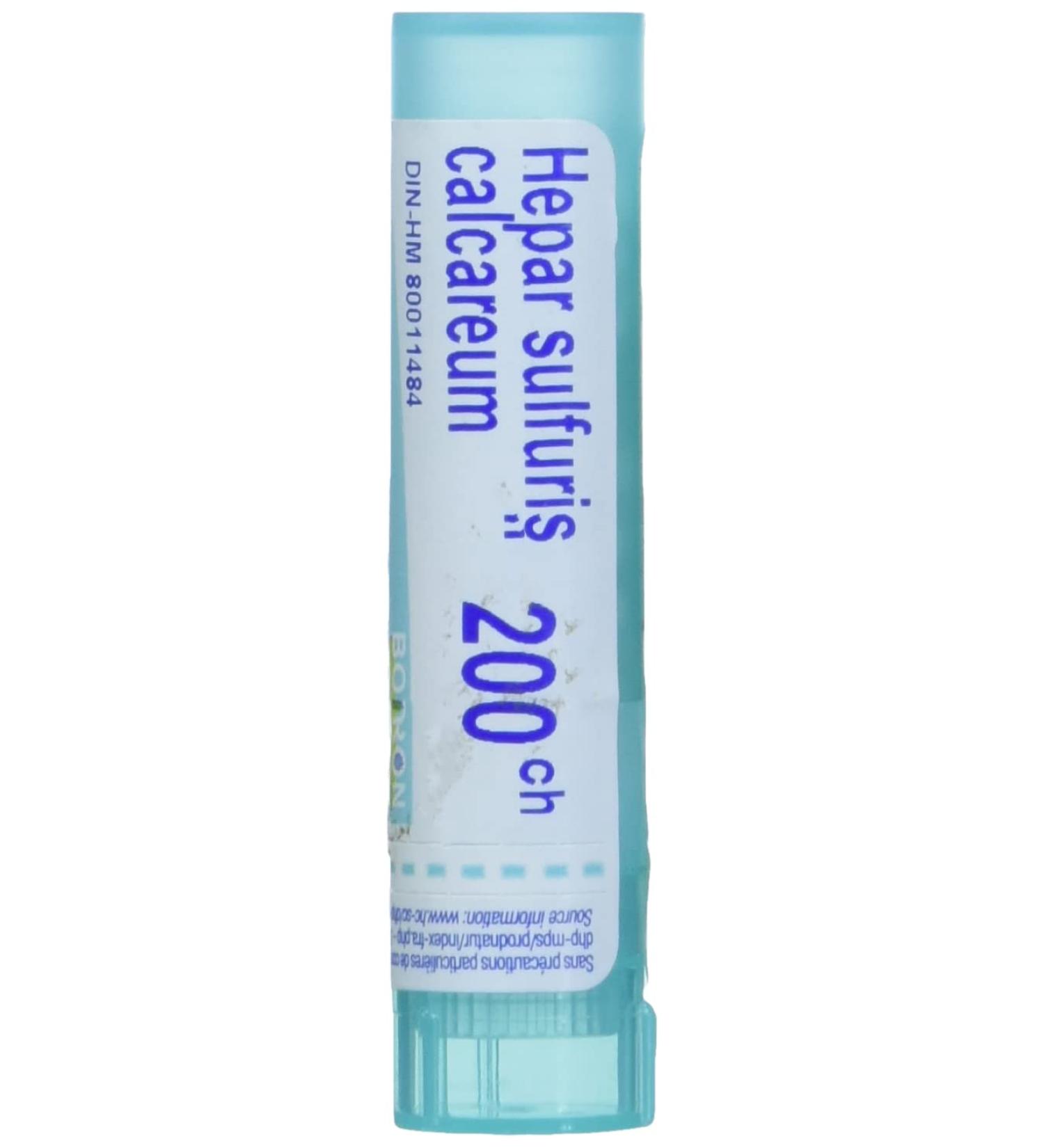 Hepar Sulfuris Calcareum 200ch Boiron Homeopathic Medicine - Buy Online on GoSupps.com