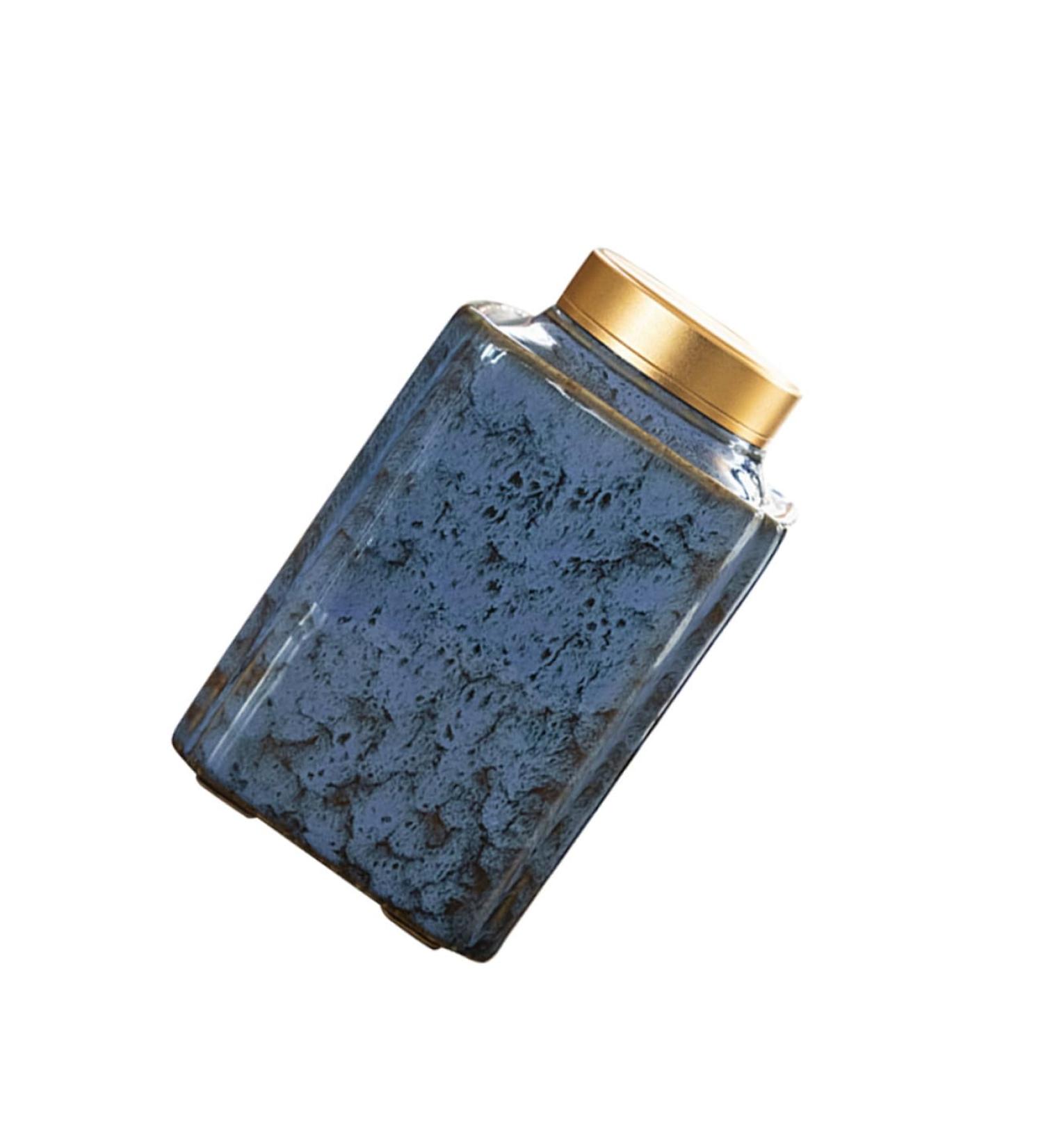 Alipis Leaf Multi-purpose Bean Practical Spice Lid Can Airtight Ceramic Sealing Food Canister Home Tea - Buy Online on GoSupps.com