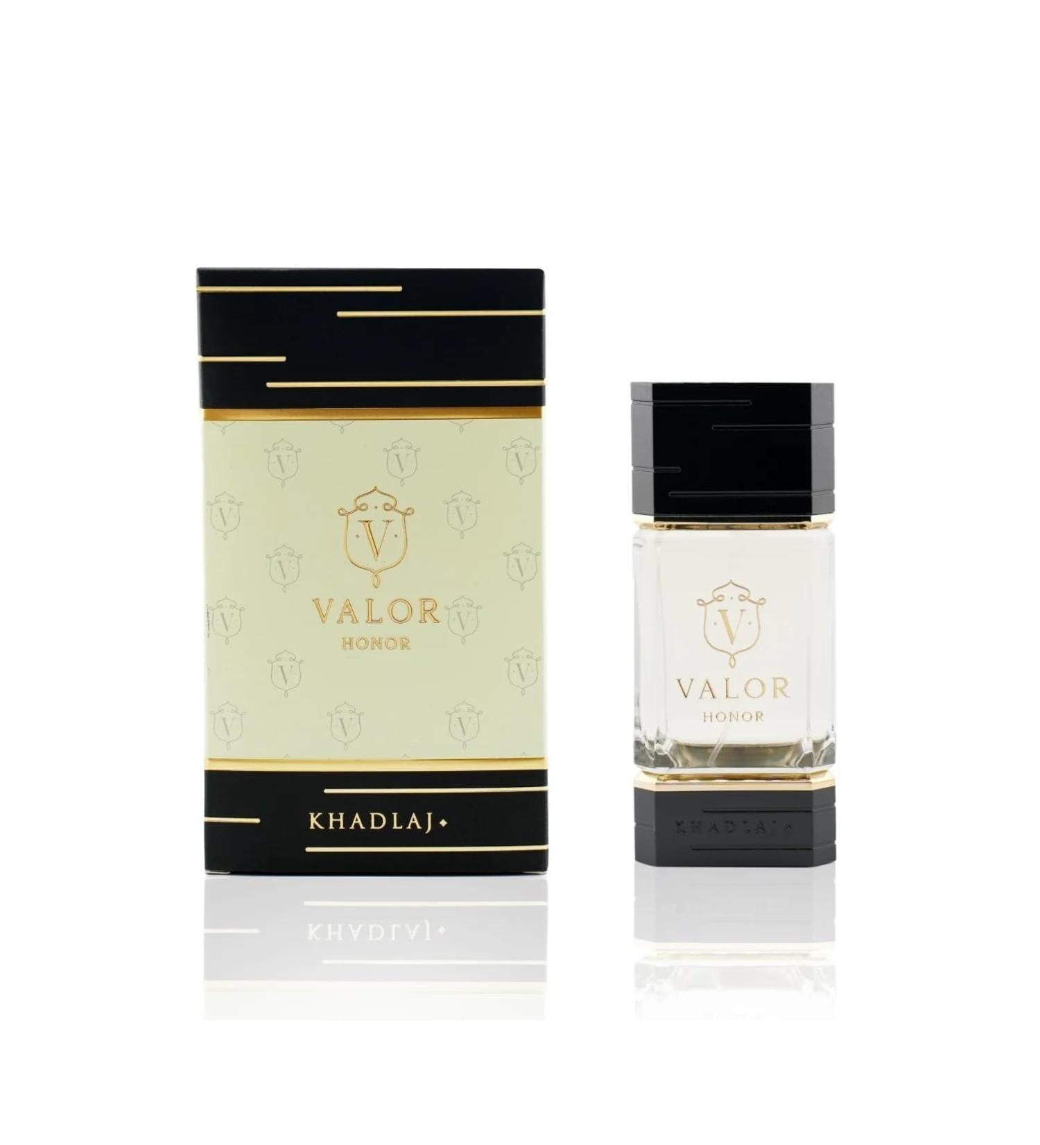 Khadlaj Valor Honor Eau de Parfum Spray for Unisex 3.4 Ounce 3.4 Ounce (Pack of 1) Honor