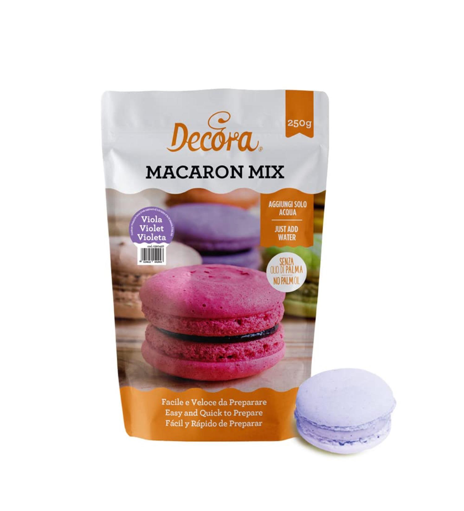 Decora 0300428 Macaron Powder Mix Violet 250gr