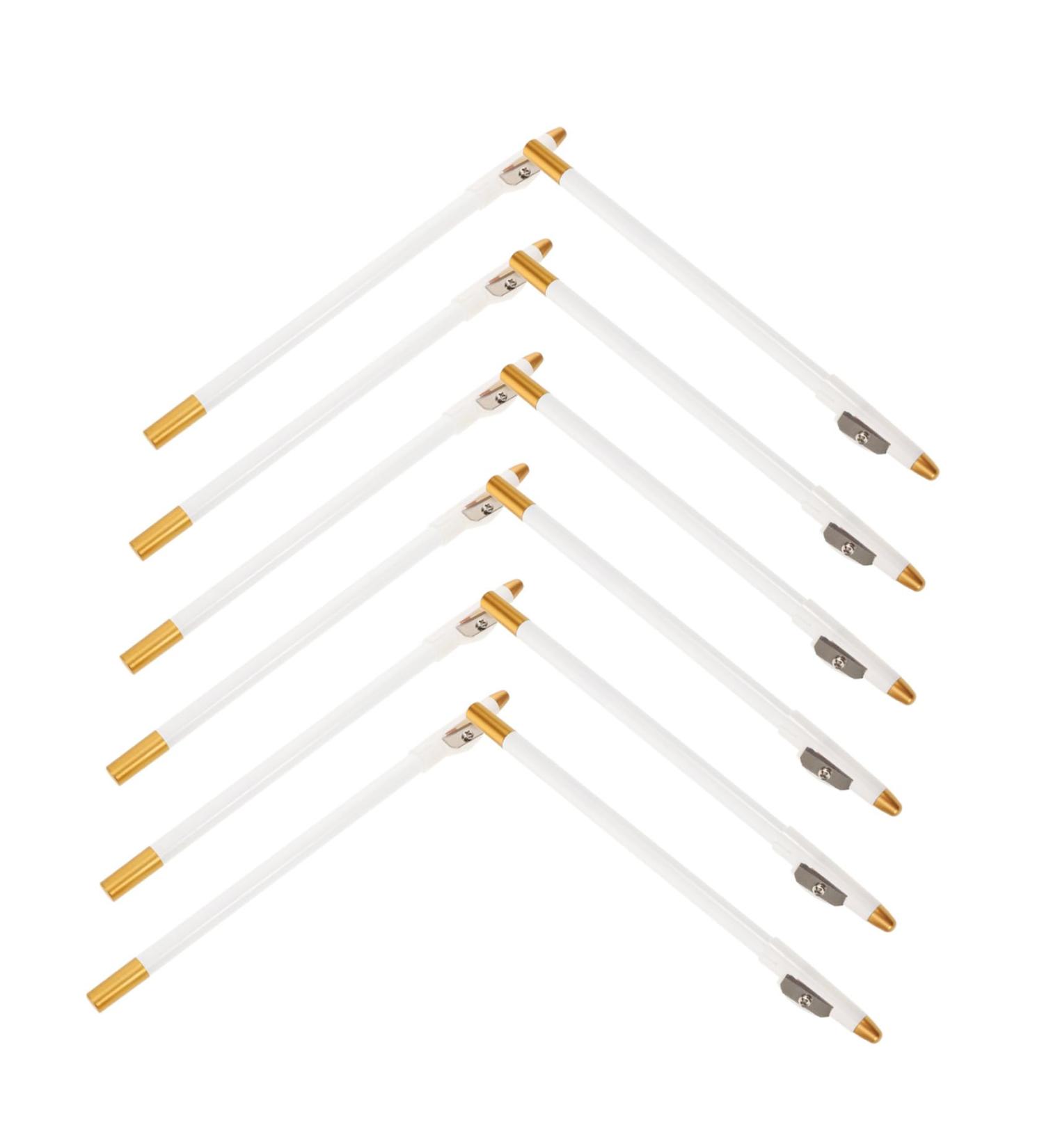 OHPHCALL 12pcs Eyebrow Pencil Sharpener Women Eyebrow Pencil Eyebrow Pencil for Women Wooden White - Buy Online on GoSupps.com