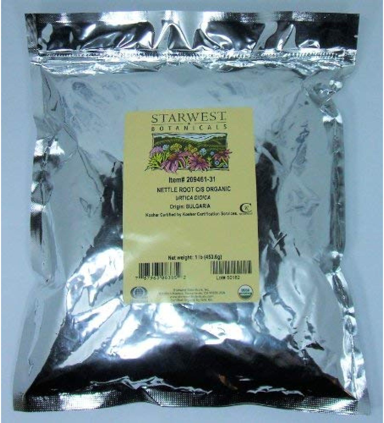 Nettle Root Organic Cut & Sifted - Urtica dioica, 1 lb