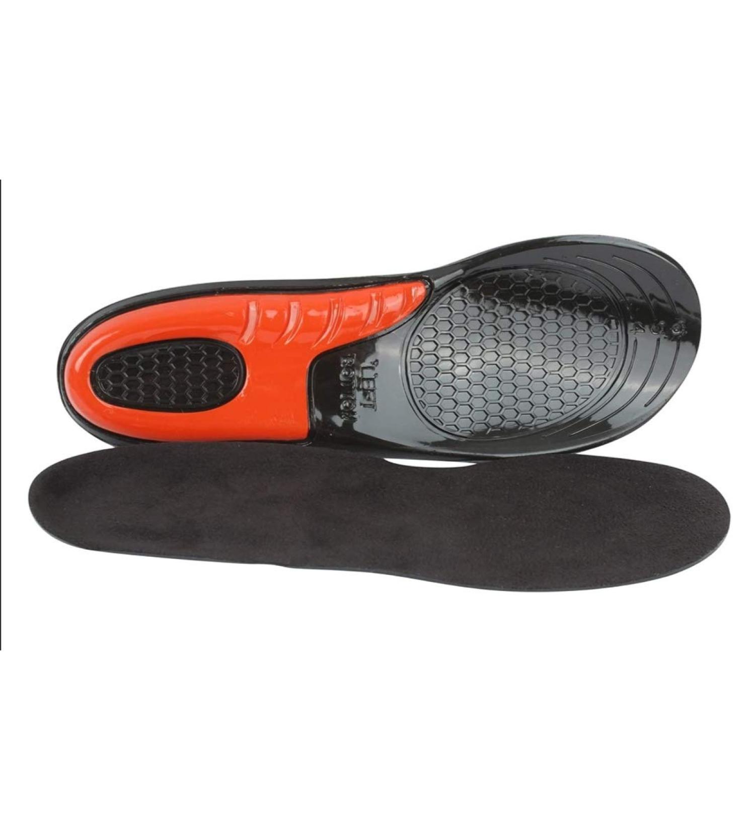 Mally Gel Insoles for Men and Women - Shock Absorption Orthotic Support - Black, Small 4-7 - Buy Online on GoSupps.com