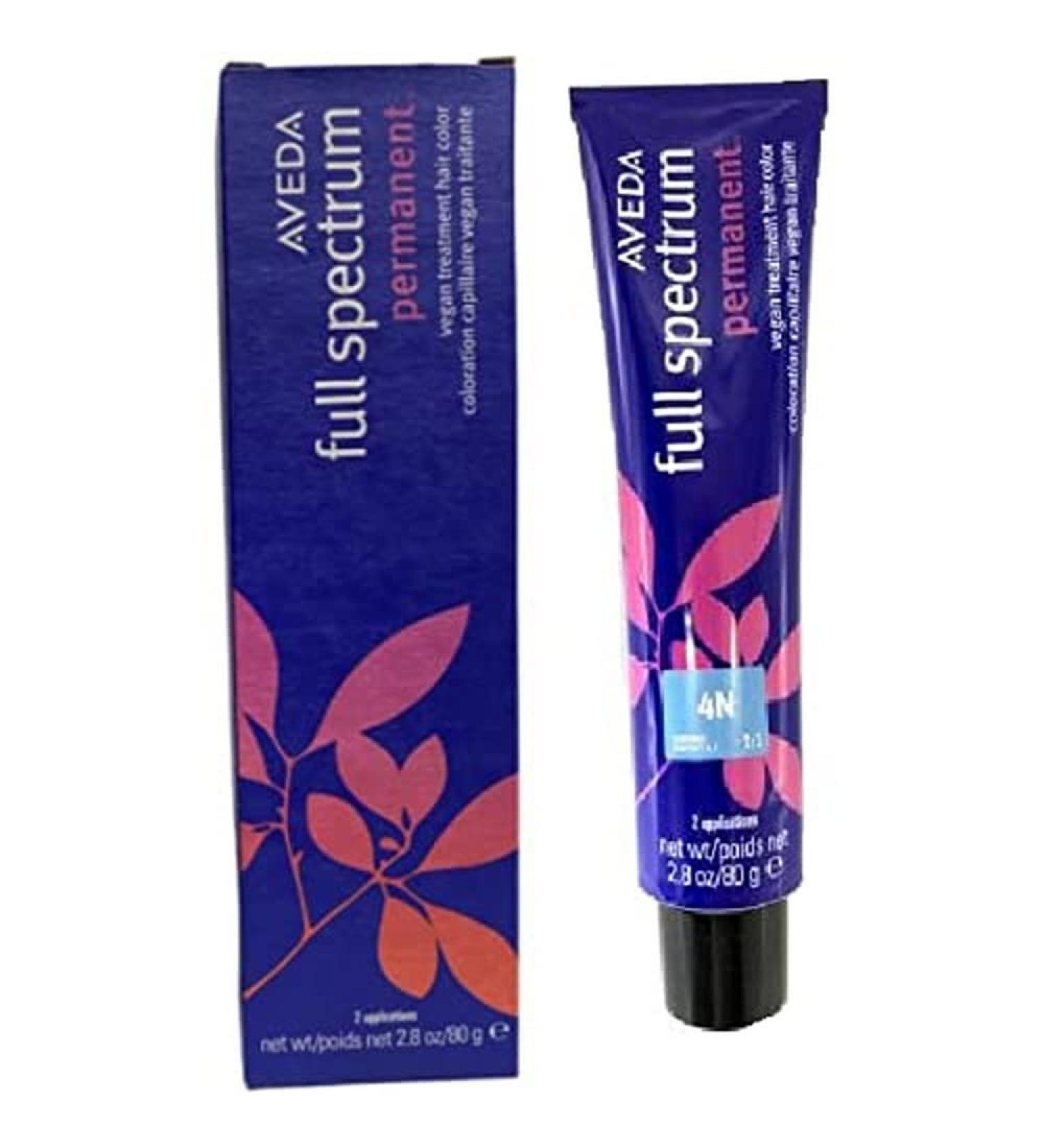 AVEDA Full Spectrum Permanent Vegan Treatment Hair Color Natural Series - 4N 80 g