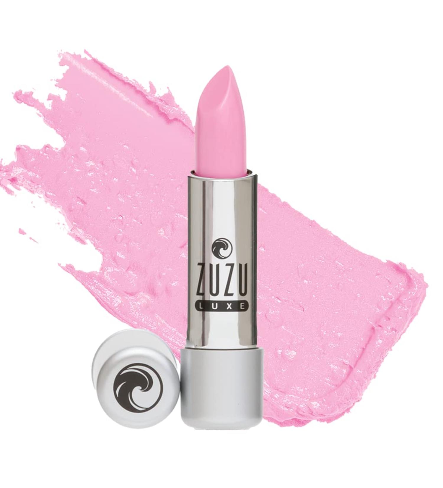 Zuzu Luxe Lip Color Lipstick - Truth or Dare Soft Pink | Natural Vegan Hydrating Paraben-Free Cruelty-Free - Buy Online on GoSupps.com