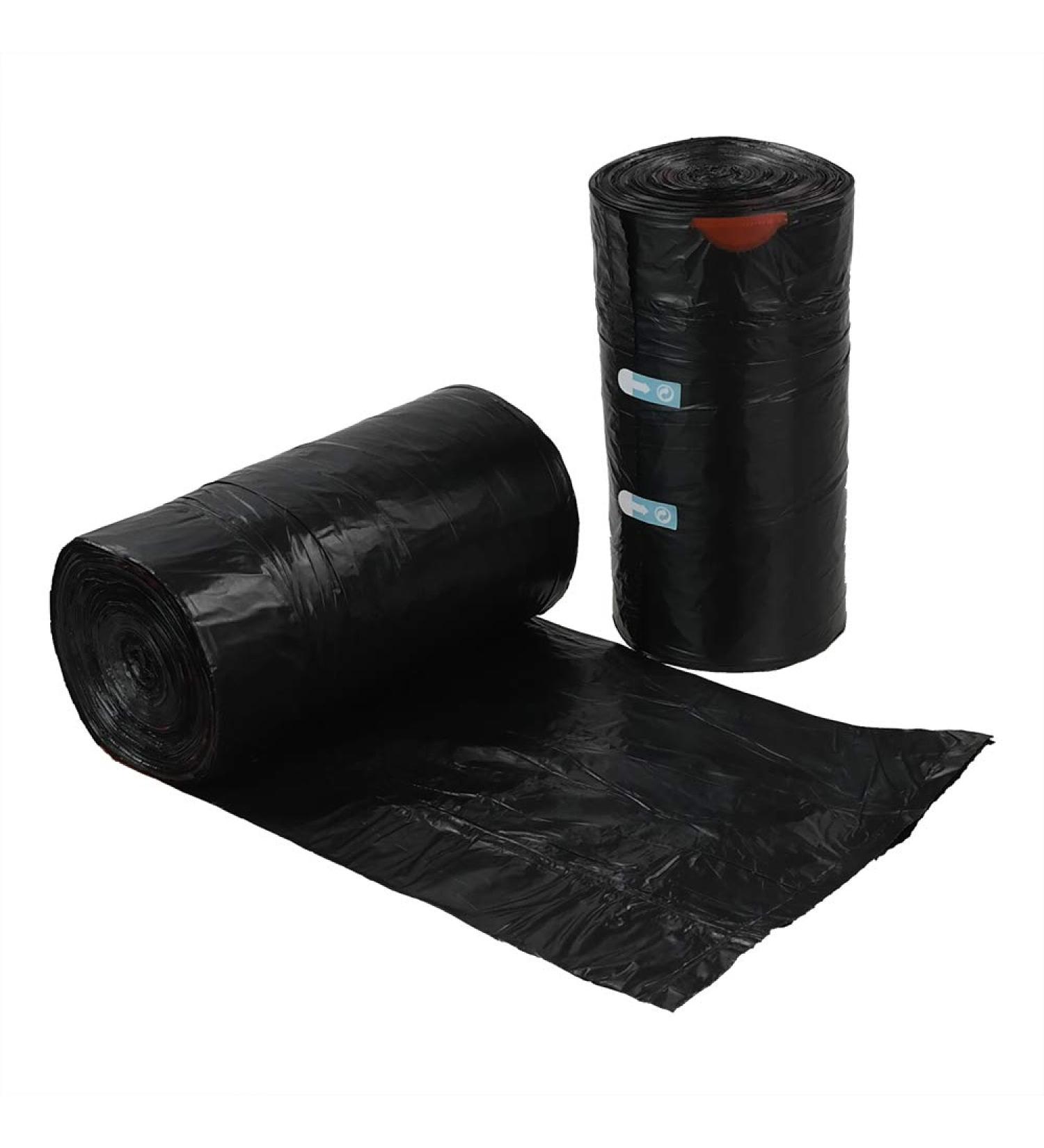 DynkoNA 3 Gallon Garbage Bags Black Trash Bags with Handles 110 Bags/2 Rolls - Buy Online on GoSupps.com