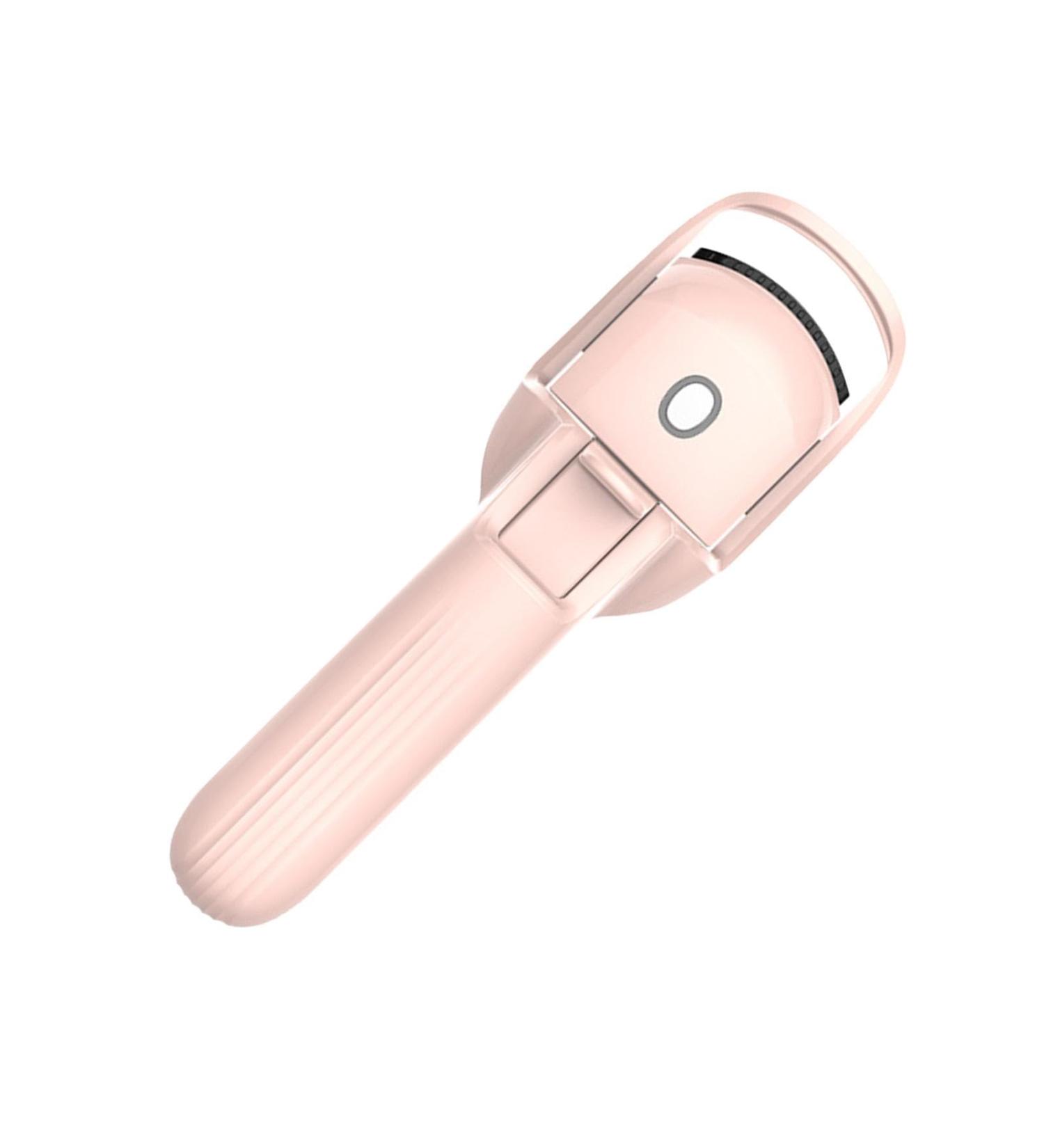 Heated Eyelash Curler Portable Lash Curling Tool | Rapid Heat-up Lash Curler with 3 Heating Modes Temperature Control Eye Lash Curler Makeup for Women Pink - Buy Online on GoSupps.com