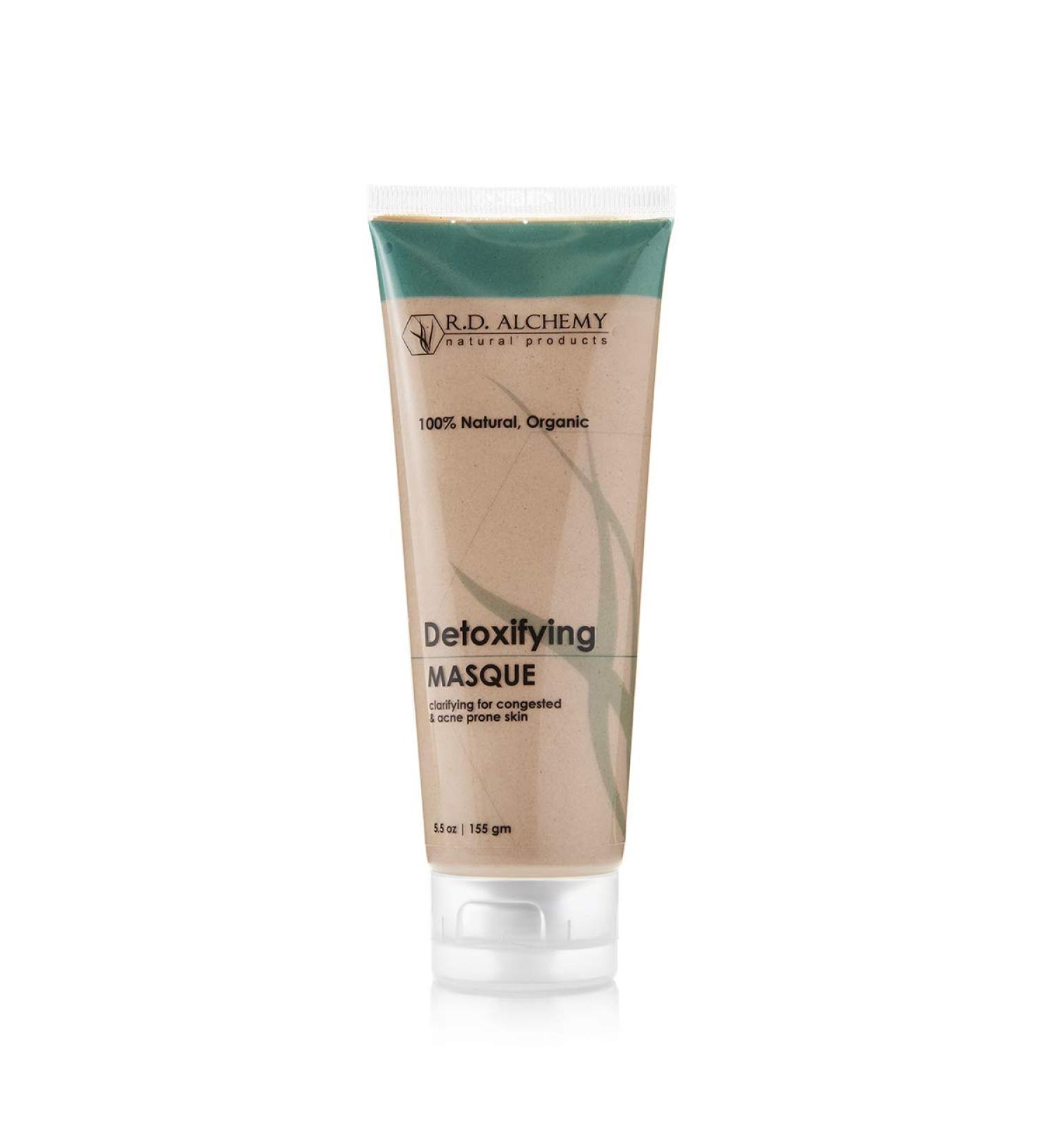RD Alchemy 100% Natural Detoxifying Masque - Organic Pore Cleansing Clay Mask for Acne & Blackhead Removal - Buy Online on GoSupps.com