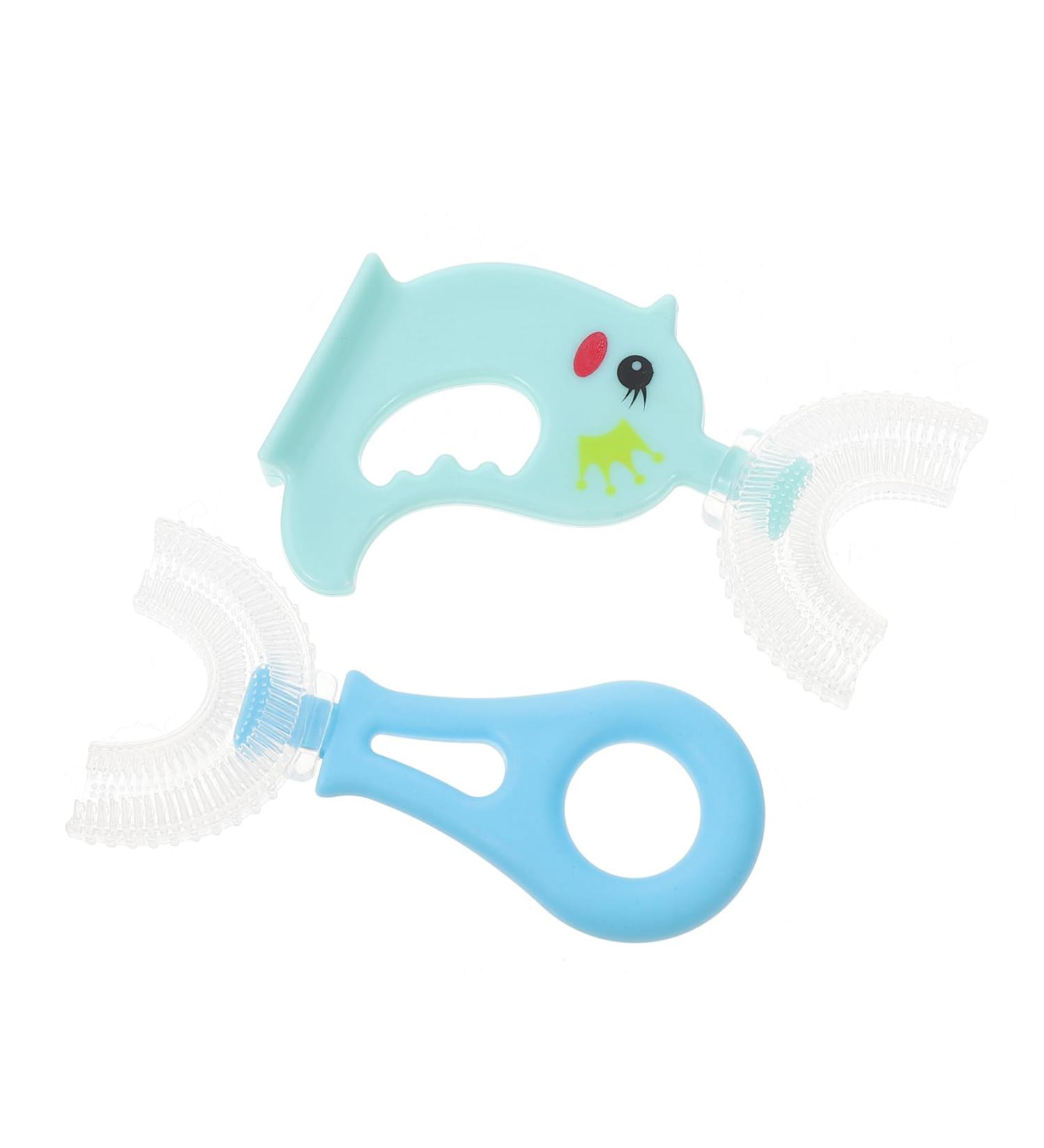 Magiclulu Children's Silicone Toothbrush - Eco-Friendly Soft Cleaning Brush for Kids' Oral Care - Buy Online on GoSupps.com