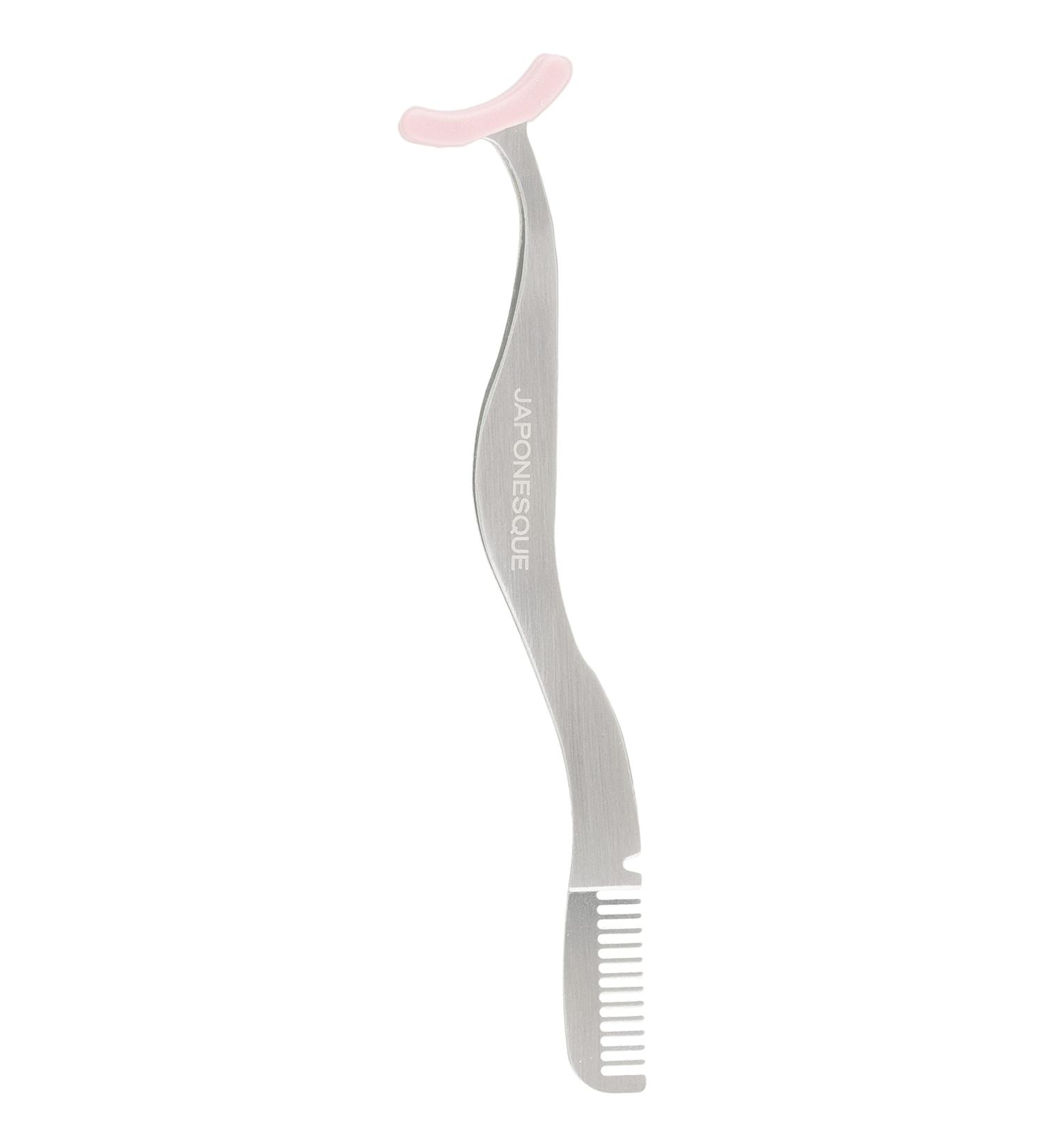 JAPONESQUE False Lash Applicator Tweezers with Stainless Steel Comb - Buy Online on GoSupps.com
