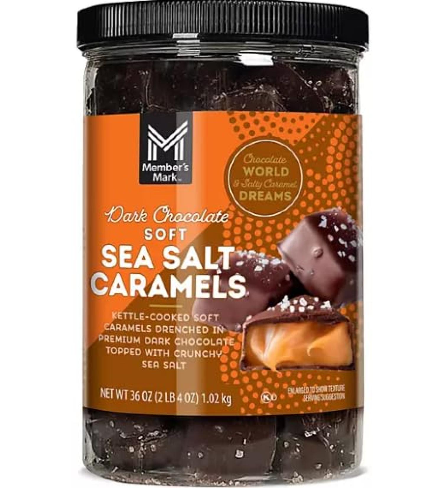 Members Mark Chocolate Soft Sea Salt Caramels - 36 Oz. - Buy Online on GoSupps.com