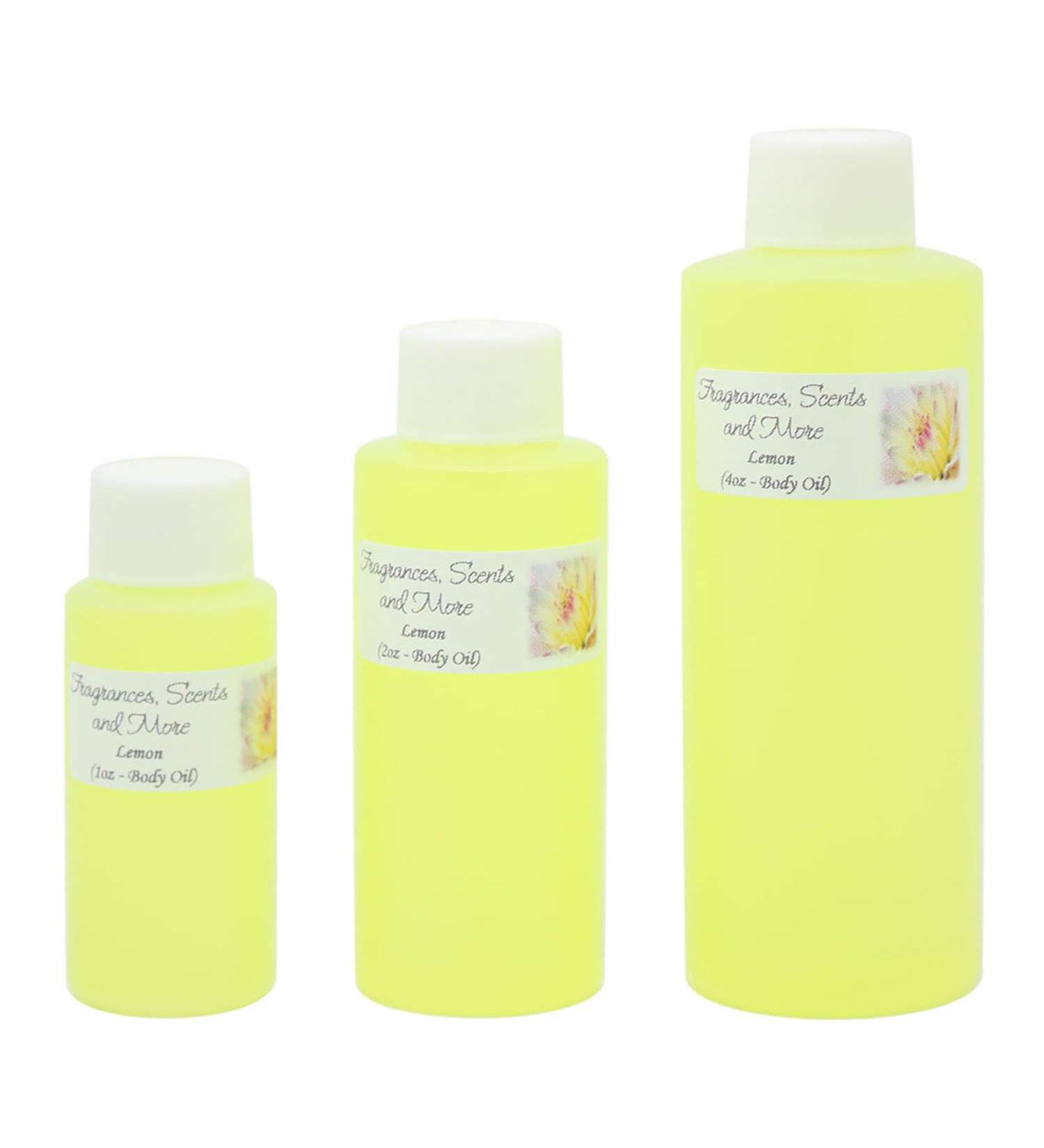 Lemon Fragrance Oil - 3 Pack of 1 Fl Oz Glass Roll On Bottles for Fresh Scents | International Shipping Available - Buy Online on GoSupps.com