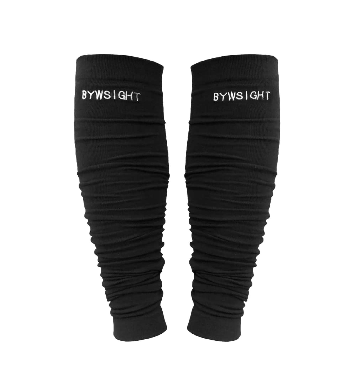 BYWSIGHT Football Leg Sleeves   2 Pairs  Calf Support Sleeves  Leg Compression Sleeve for Men and Women Sports Black Youth - Buy Online on GoSupps.com