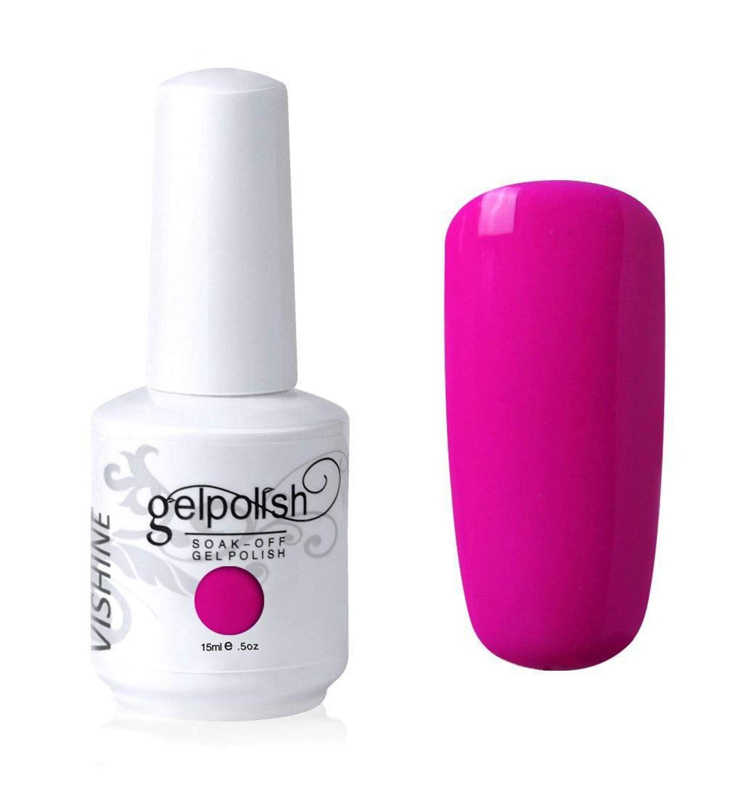 Vishine Gelpolish Long-lasting Gel Nail Polish Soak Off UV LED Manicure Nail Art Pinkish Purple (1620) - Buy Online on GoSupps.com