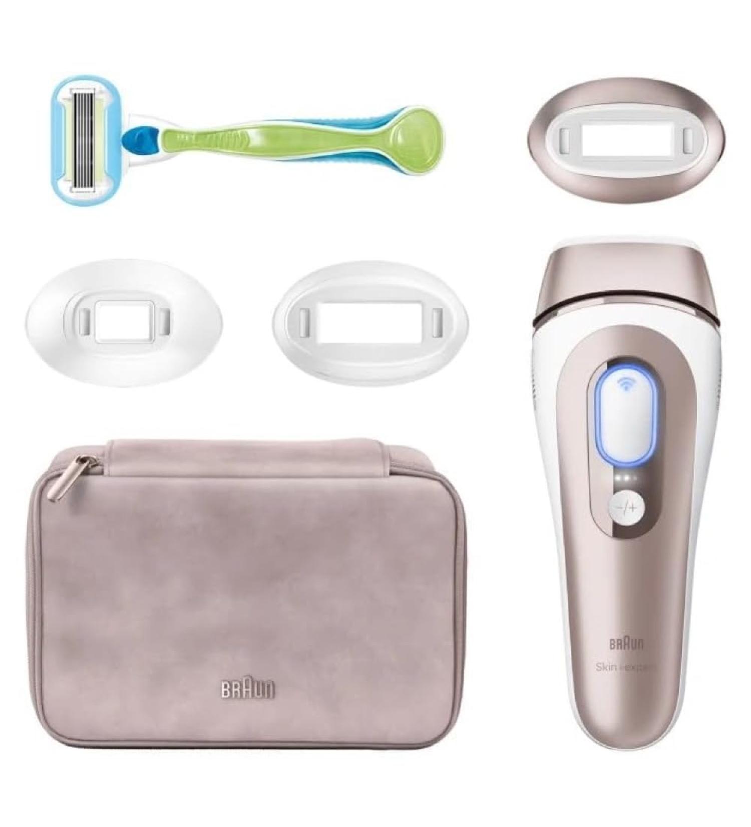 Braun Smart IPL Skin i expert - Home Hair Removal Device with Free App Storage Bag & 3 Attachments - Venus Shaver PL7253 - Buy Online on GoSupps.com